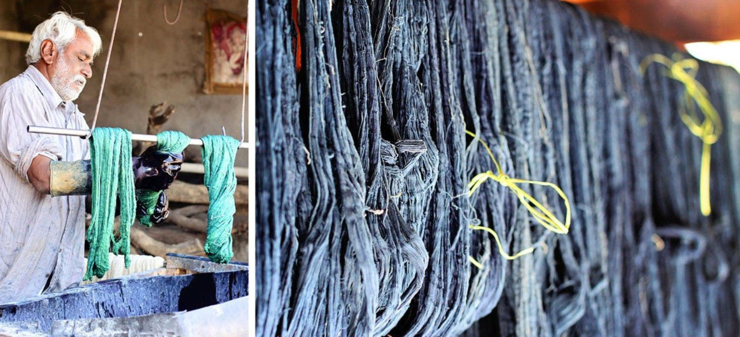 Natural Organic Kala Cotton Hand Woven Scarf From Kutch