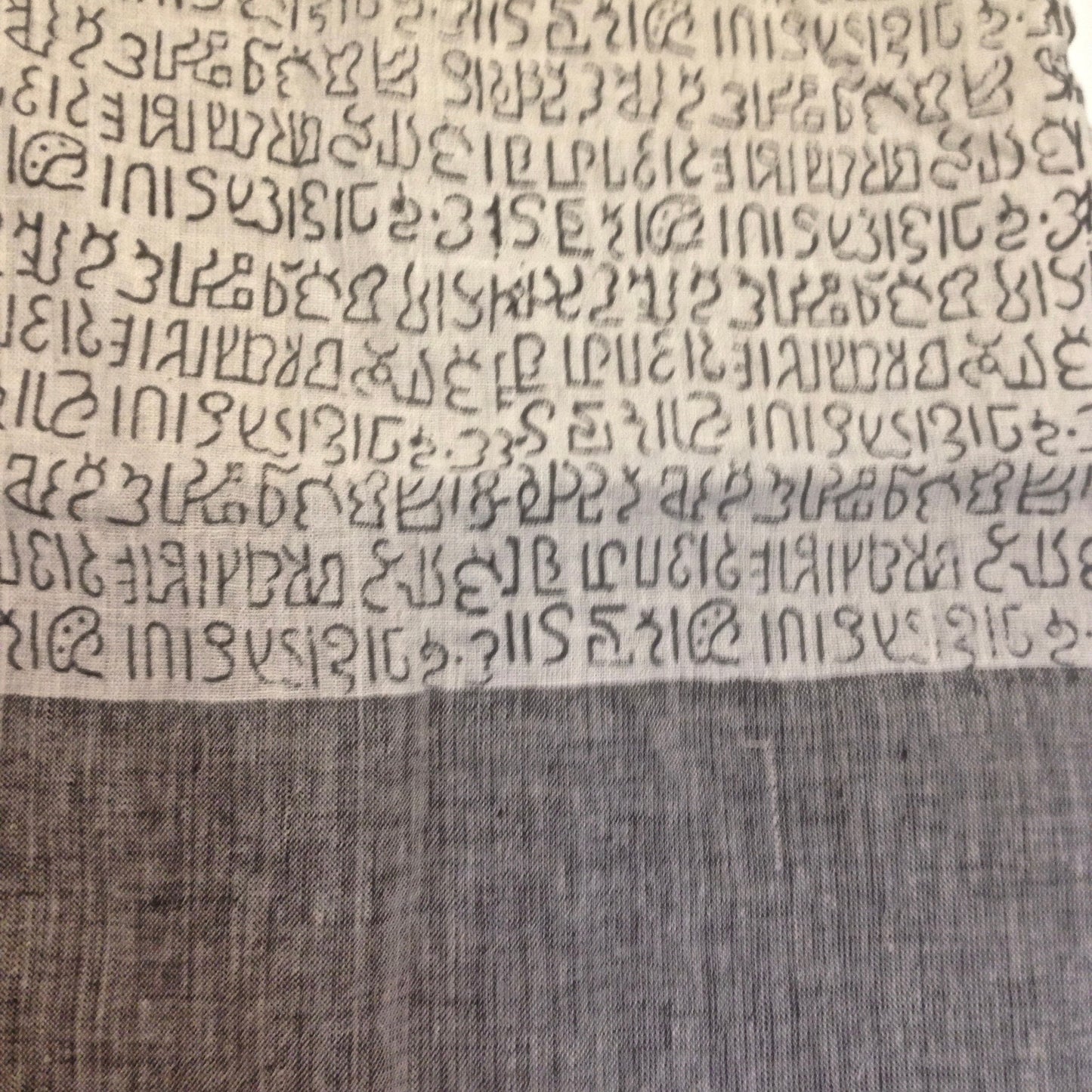 Organic, Ethically Sourced, Hand Woven, Kala Cotton Scarf From India