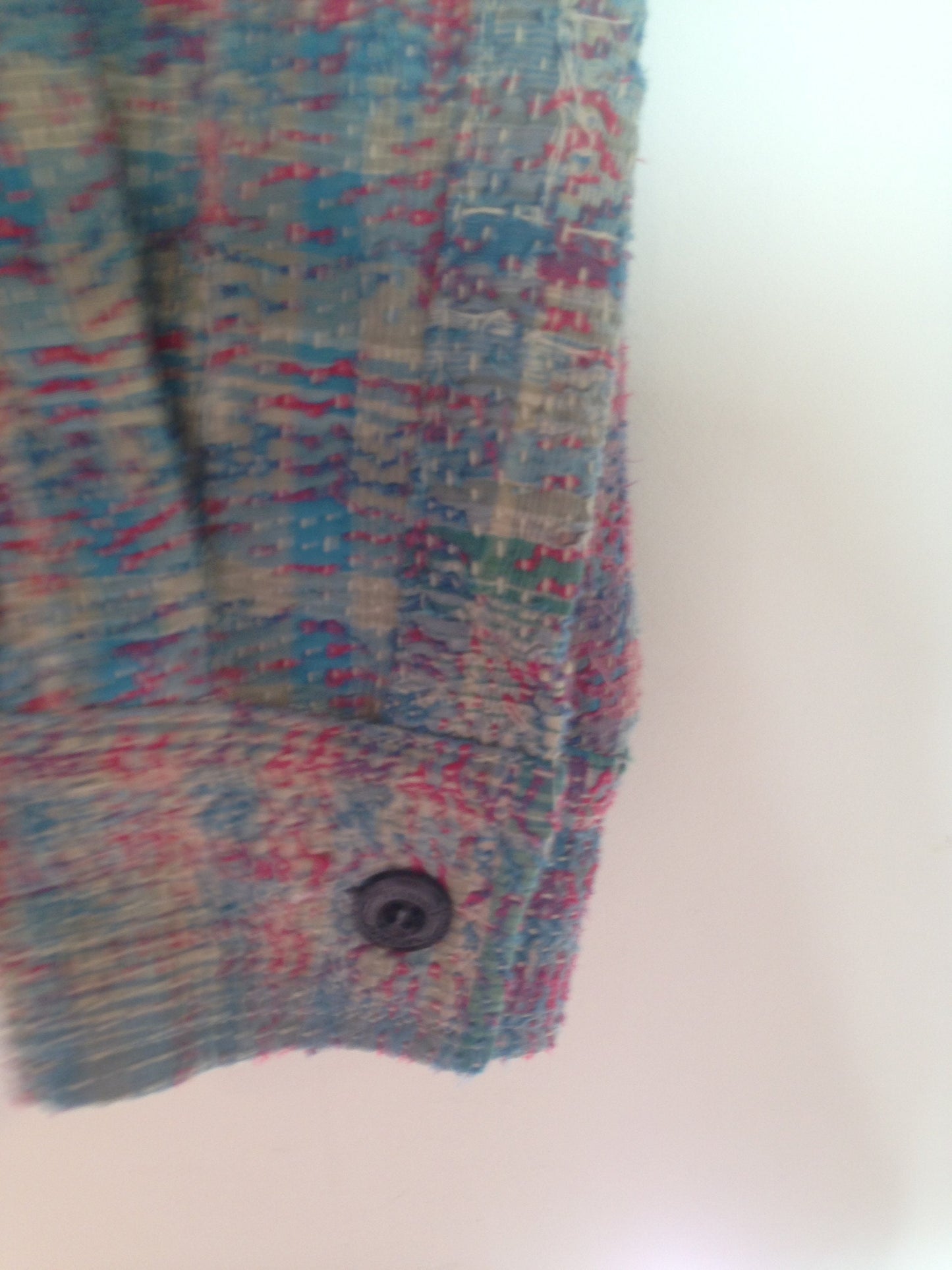 Indian Vintage Hand-Stitched Kantha Kimono Style Jacket - Unisex