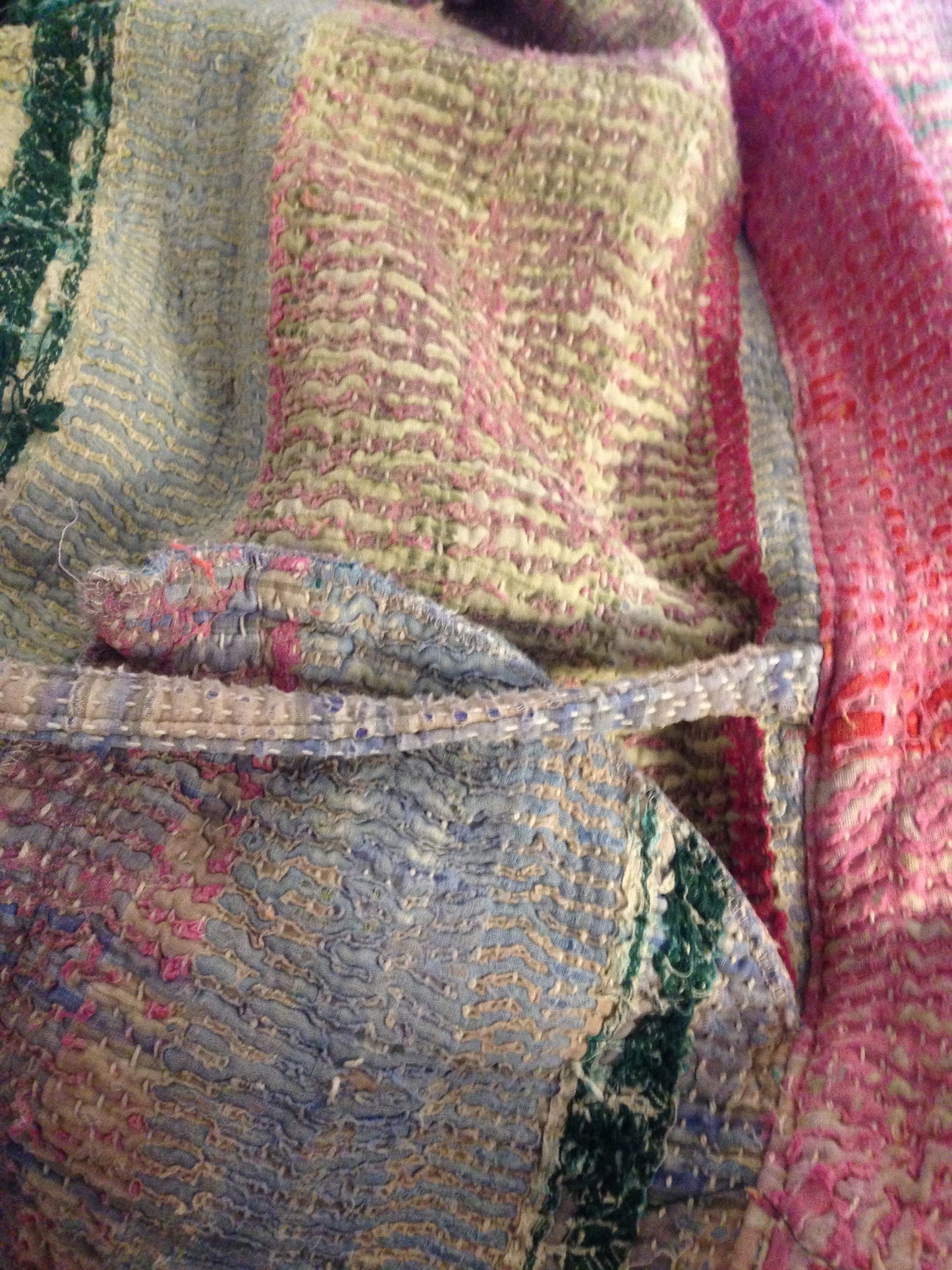 Third Reincarnation Jacket Made From An Upcycled Kantha Blanket