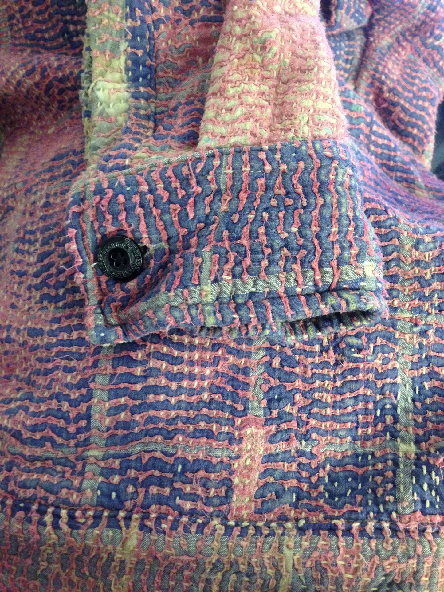 Third Reincarnation Jacket Made From An Upcycled Kantha Blanket