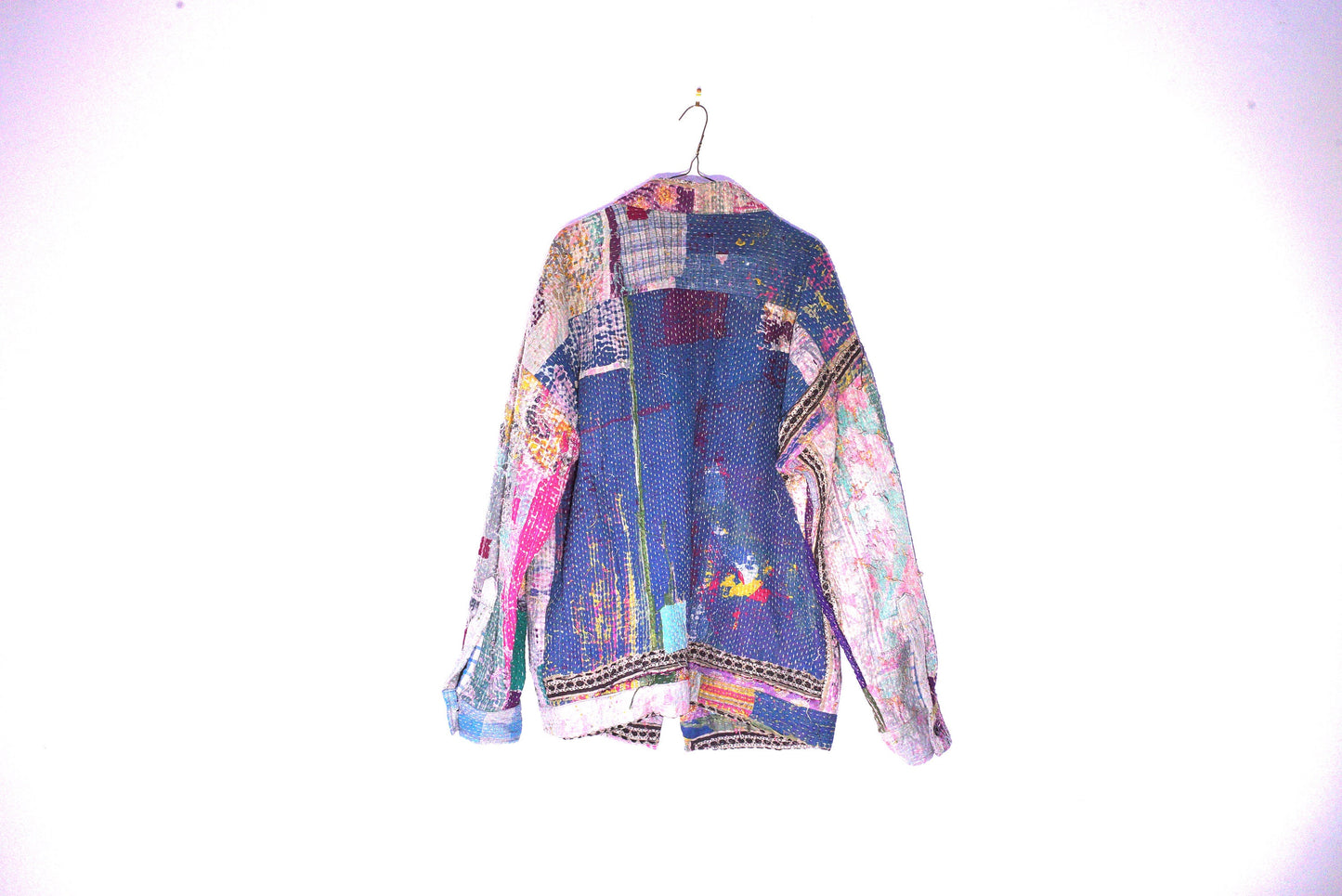 Third Reincarnation Jacket Made From An Upcycled Kantha Quilt