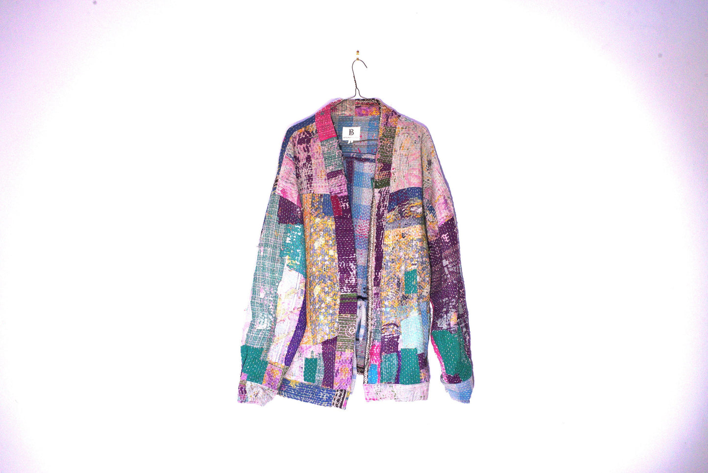 Third Reincarnation Jacket Made From An Upcycled Kantha Quilt