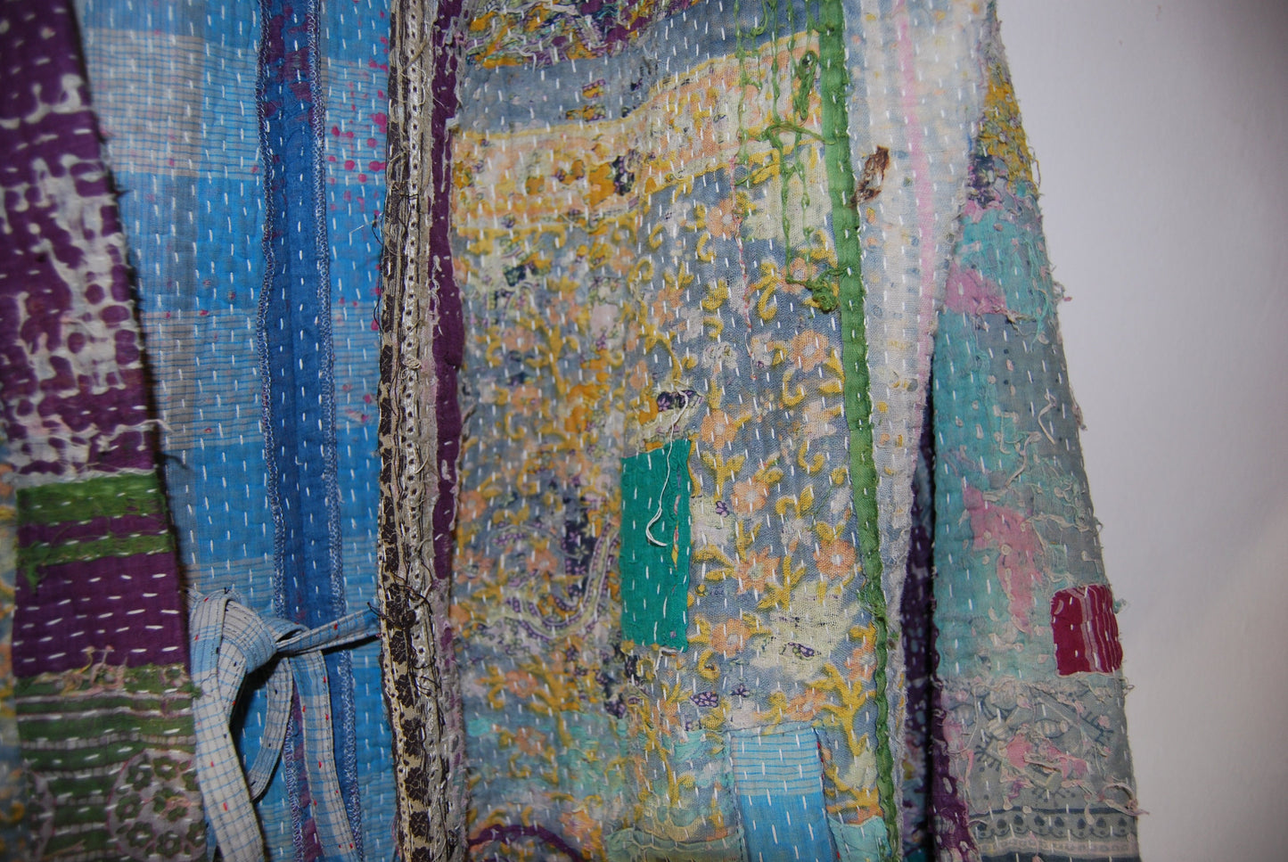 Third Reincarnation Jacket Made From An Upcycled Kantha Quilt