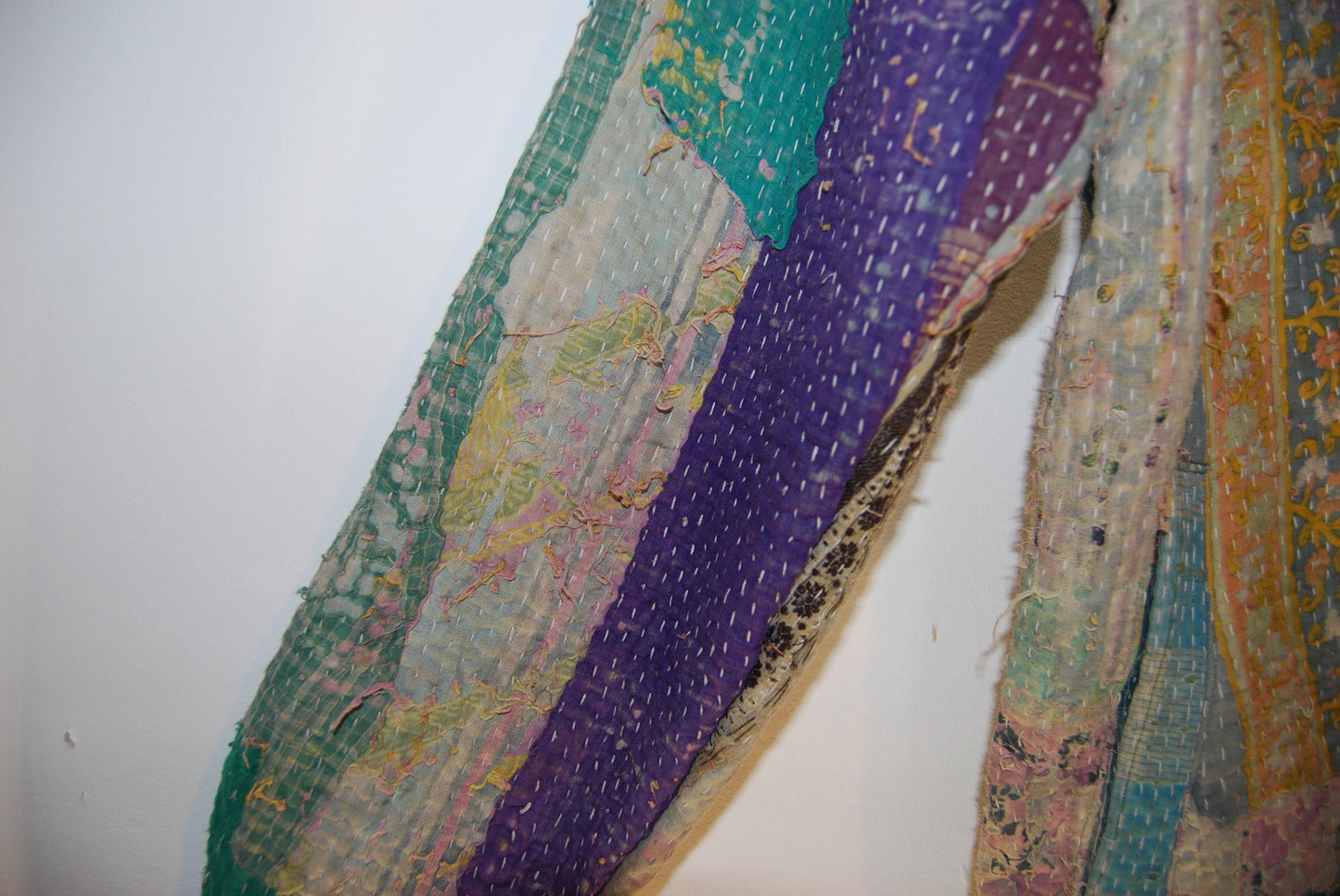 Third Reincarnation Jacket Made From An Upcycled Kantha Quilt