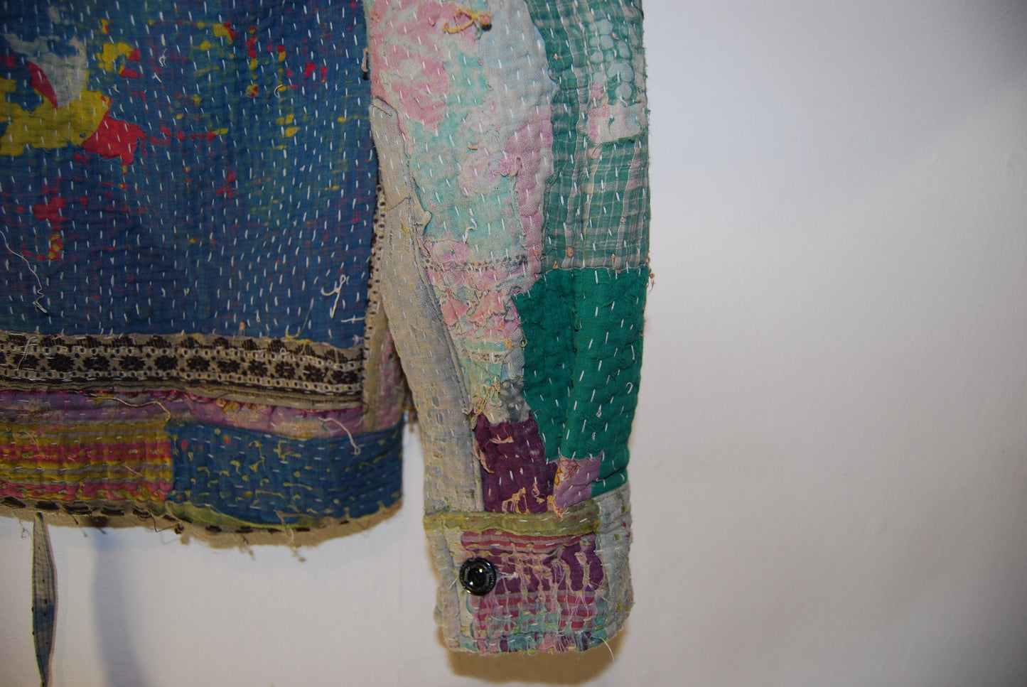 Third Reincarnation Jacket Made From An Upcycled Kantha Quilt