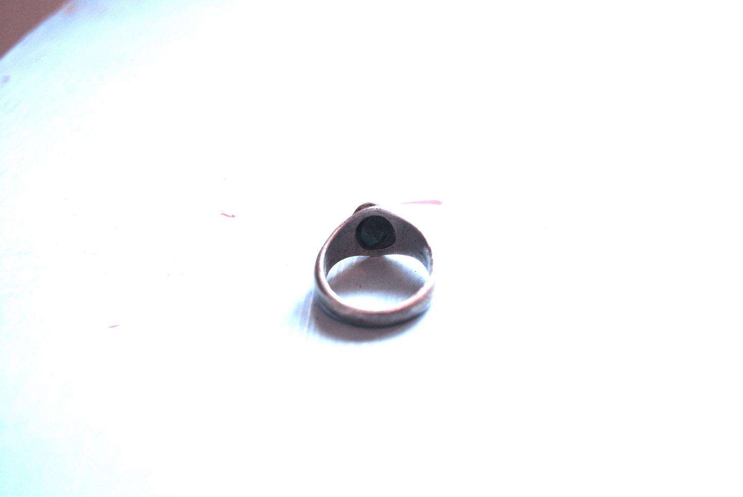 Turquoise Silver Vintage Ring From Kutch