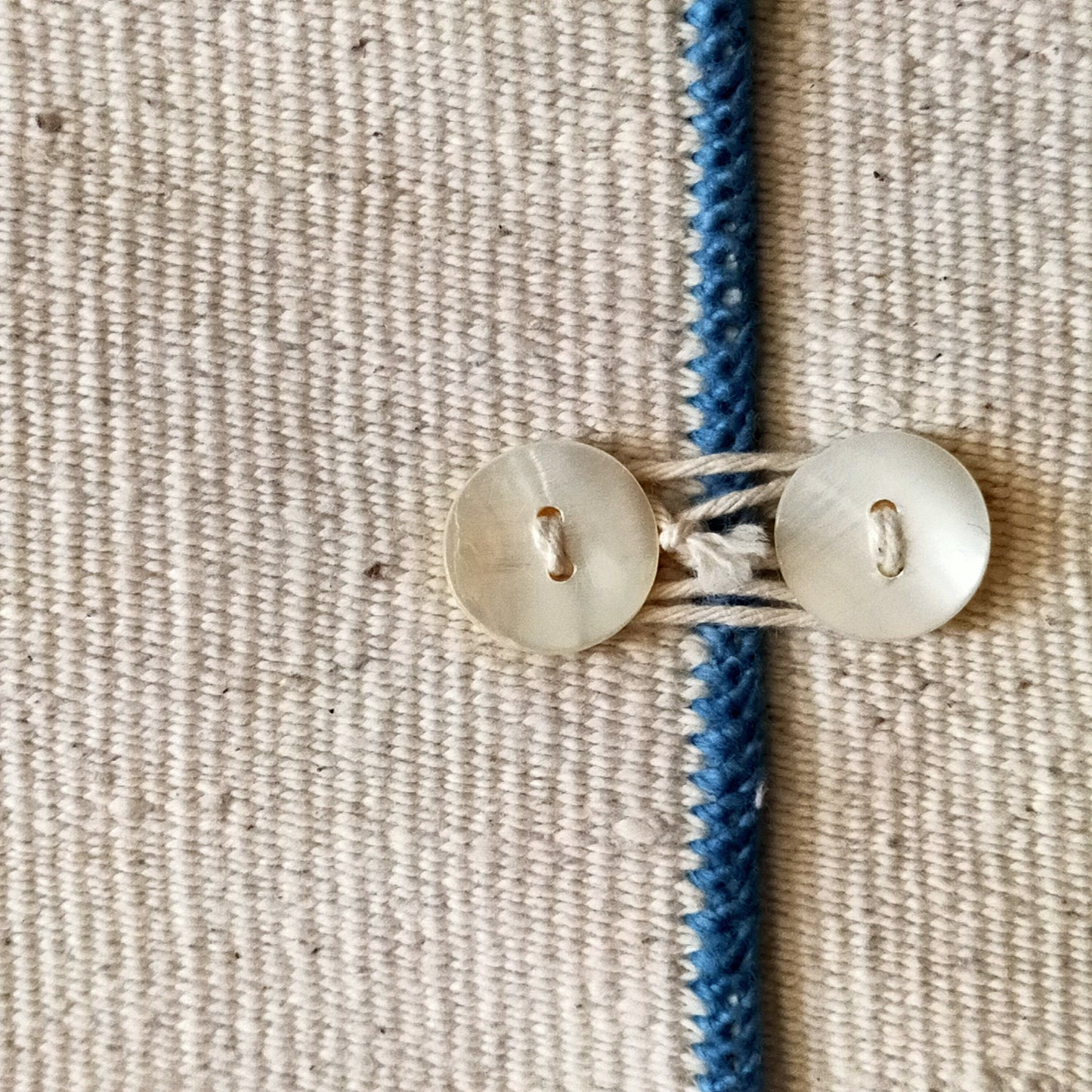 Handwoven Organic Cotton Cushion With Natural Indigo, From Naga Land India
