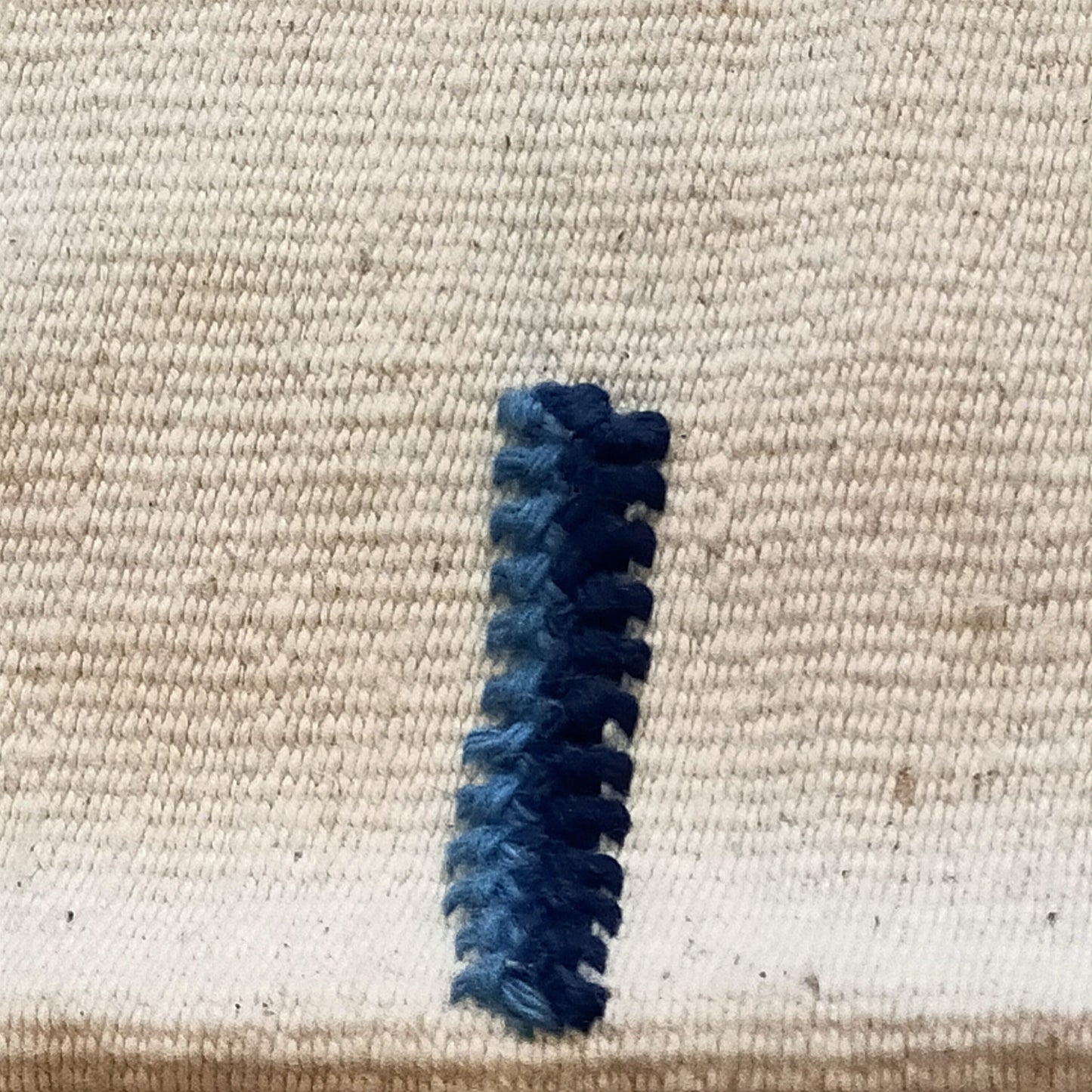 Handwoven Organic Cotton Cushion With Natural Indigo, From Naga Land India