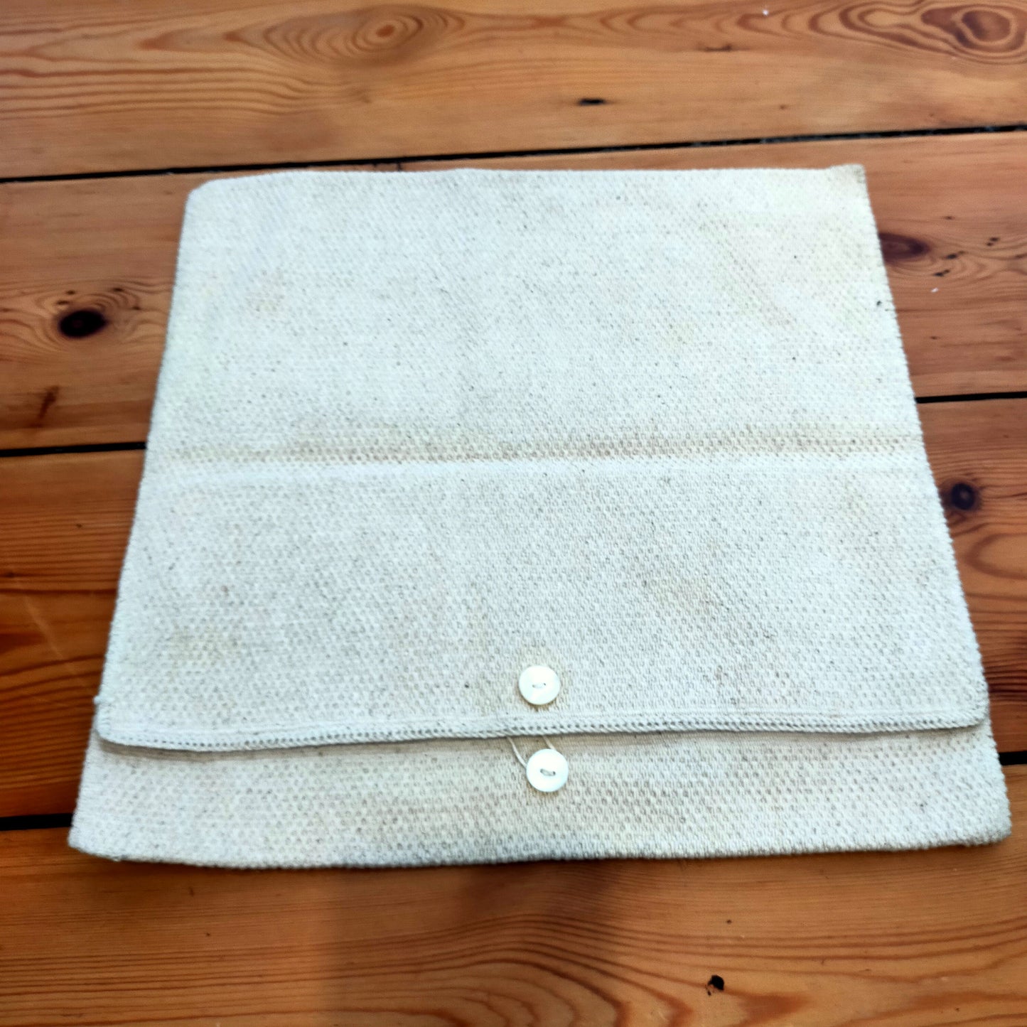 Handwoven Organic Cotton Cushion From India