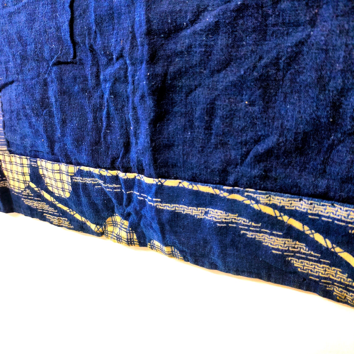 Japanese Boro, Vintage Natural Indigo Handloom Denim