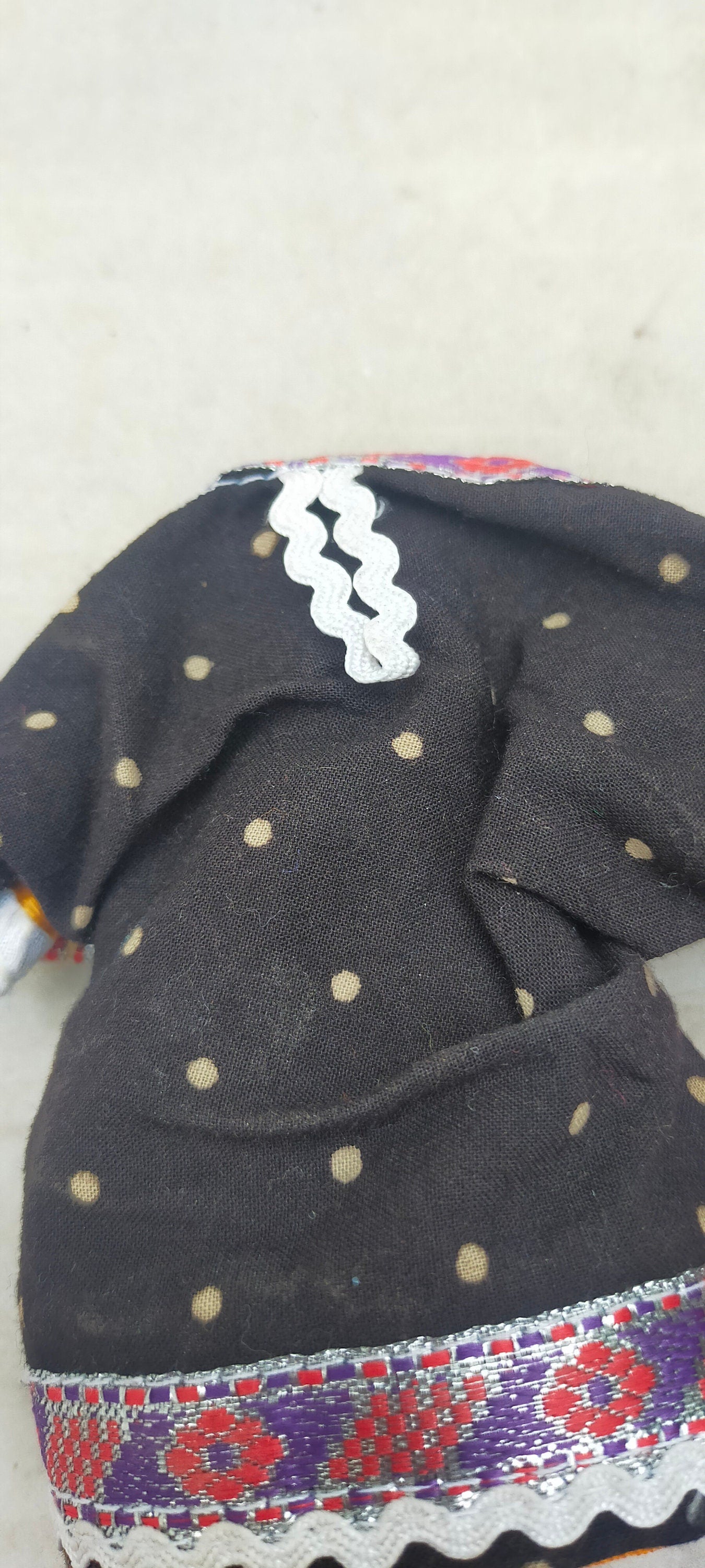 Set Of 2 Small Handmade Dolls Made By The Meghwal Tribe Of Kutch Gujarat