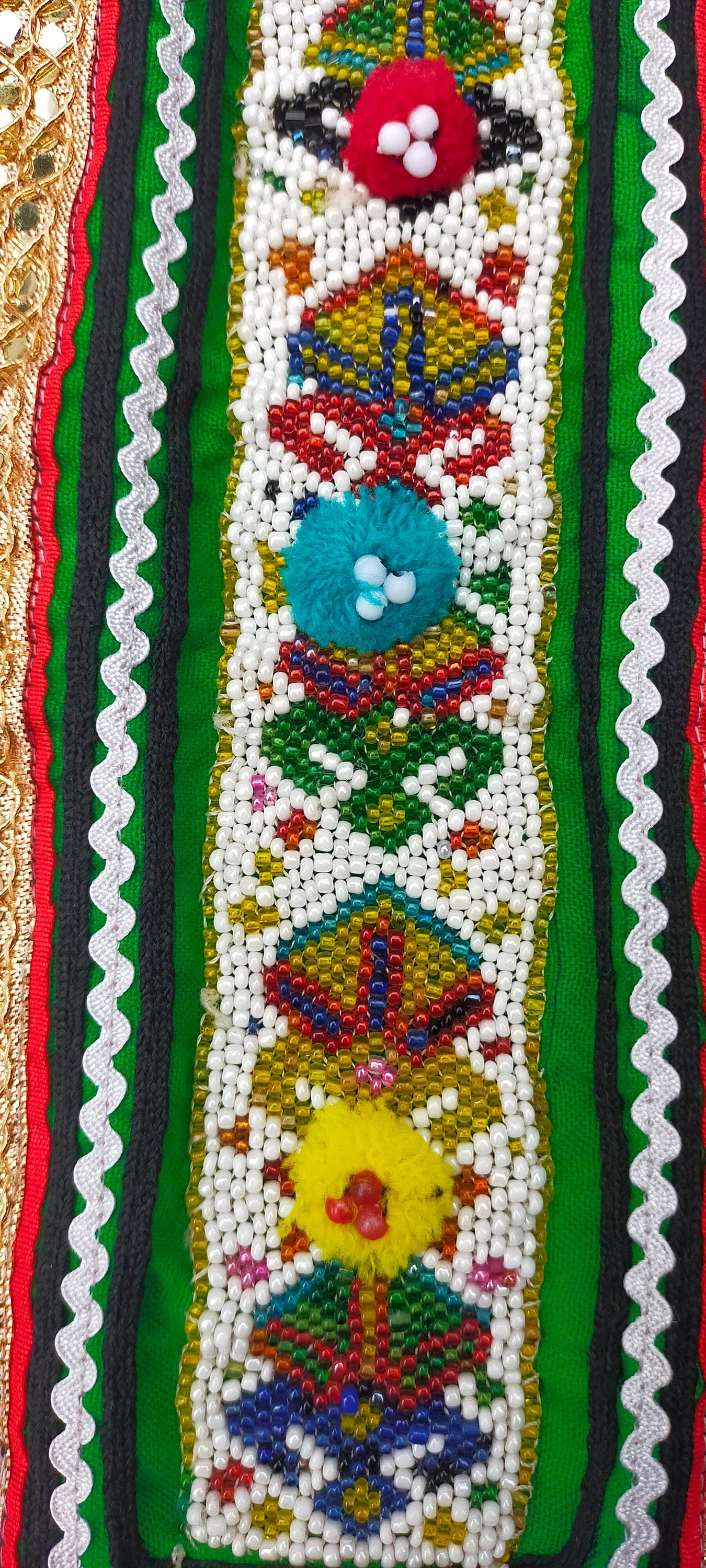 Beaded Mirror work Banjara Tunic Dress Made By The Meghwal Nomadic Tribal Group From Kutch, Gujarat