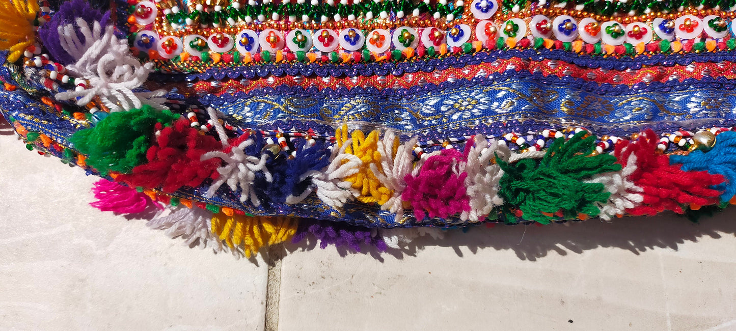 Beaded Banjara Kutchi Bag From Gujarat. Made By The Rabari Tribe