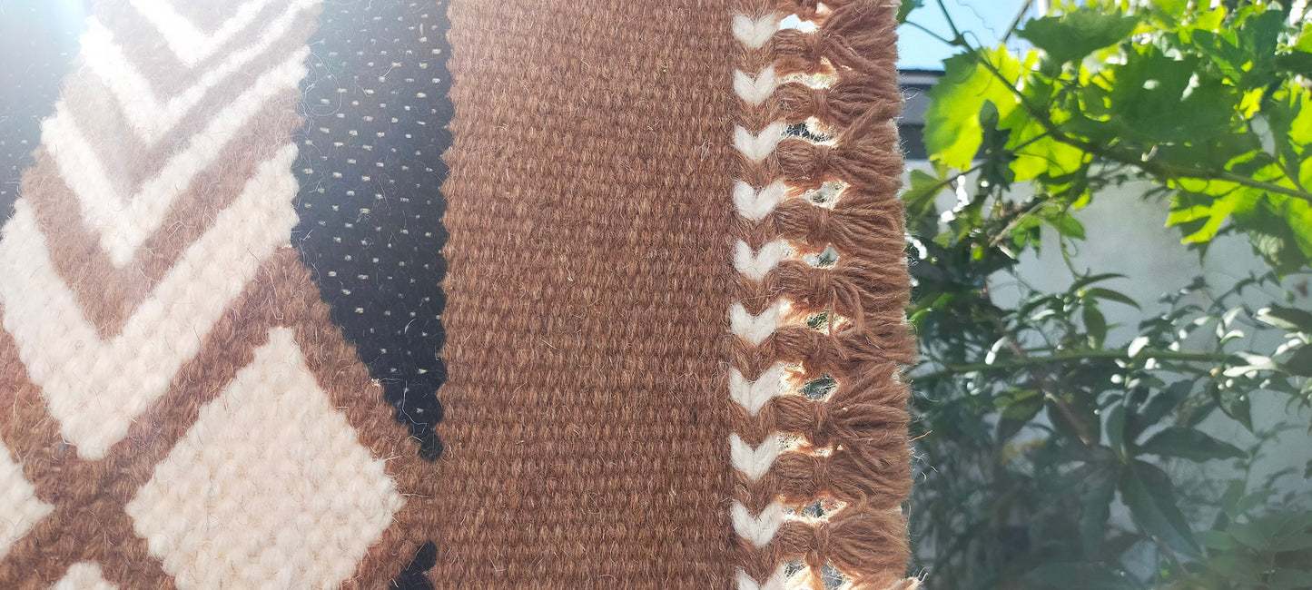 Handwoven Thick Quality 'Kharad' Rug From Kutch, Gujarat