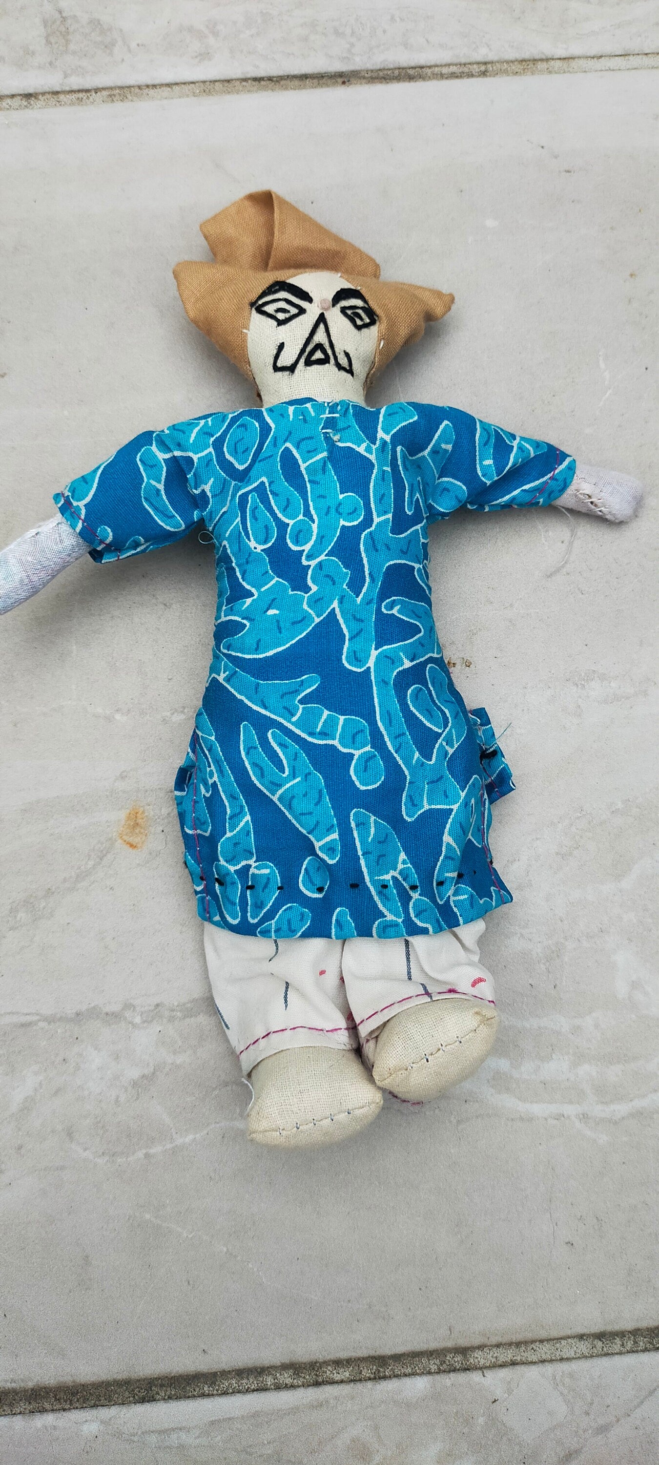 Set Of 2 Handmade Dolls From The Meghwal Tribe Of Kutch Gujarat Great For The Christmas Tree