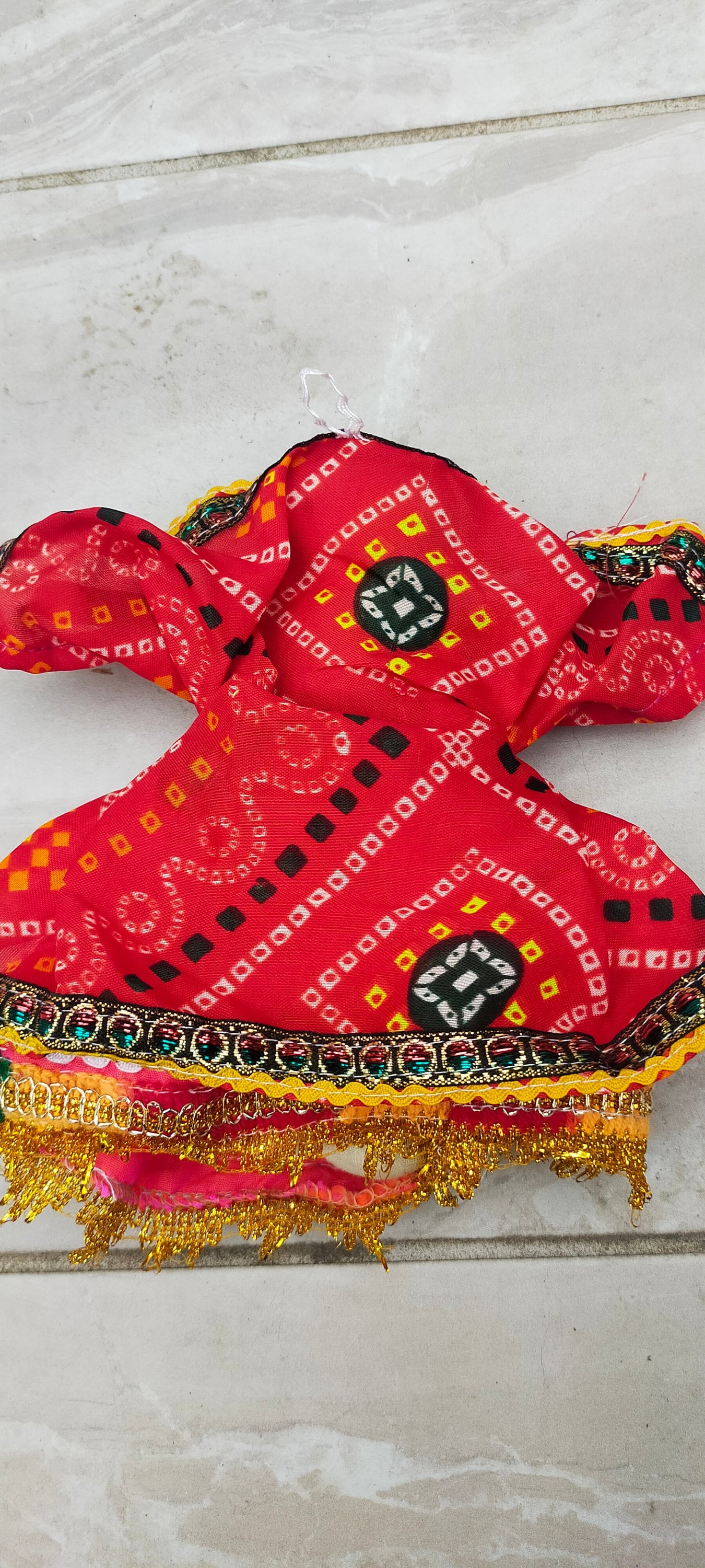 Set Of 2 Handmade Dolls From The Meghwal Tribe Of Kutch Gujarat Perfect For The Cgristmas Tree