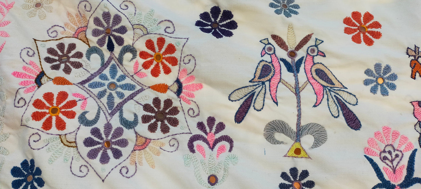 Hand Embroidered Toran Door Hanging, Bandanwal, From Kutch, India