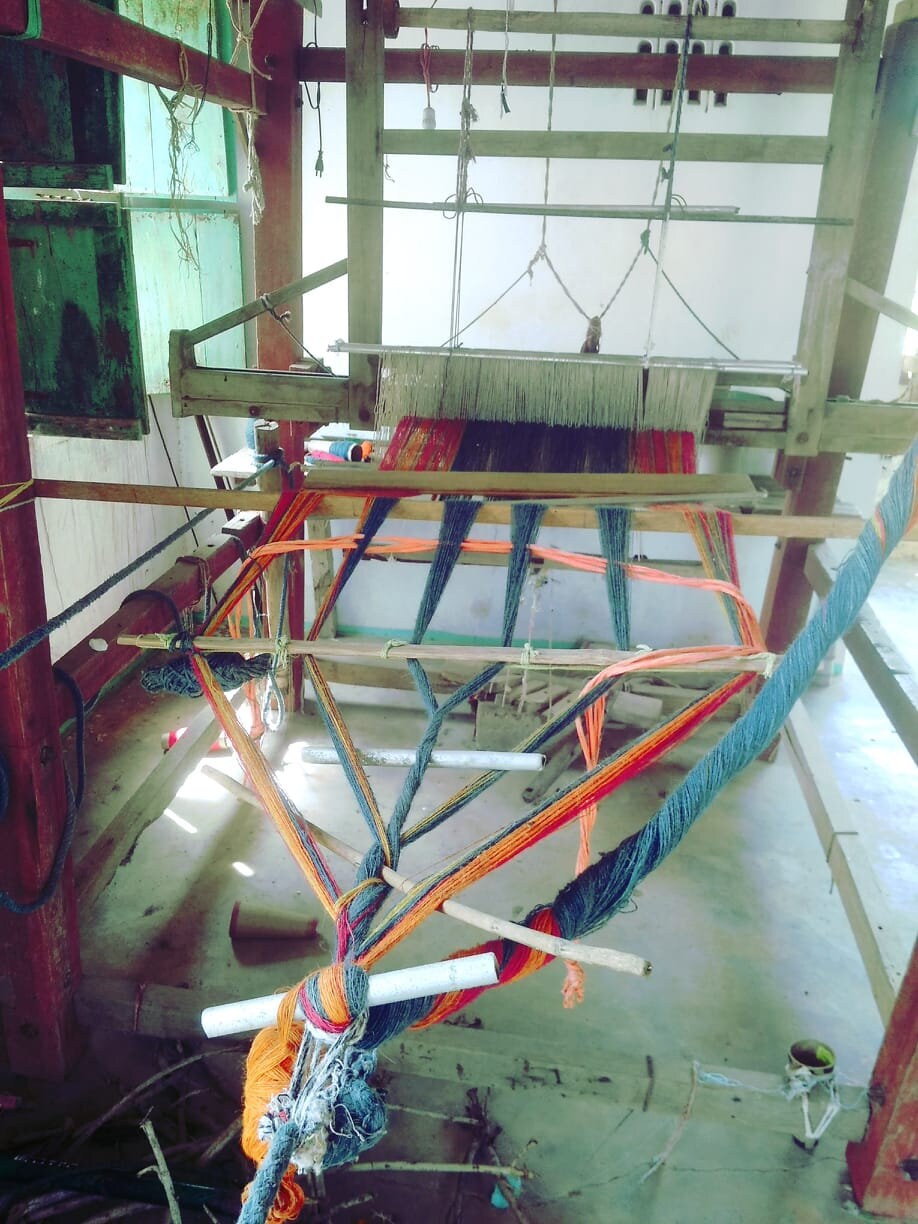 Handwoven Desi Wool (indian wool) Red Shawl/Throw From Kutch Gujarat