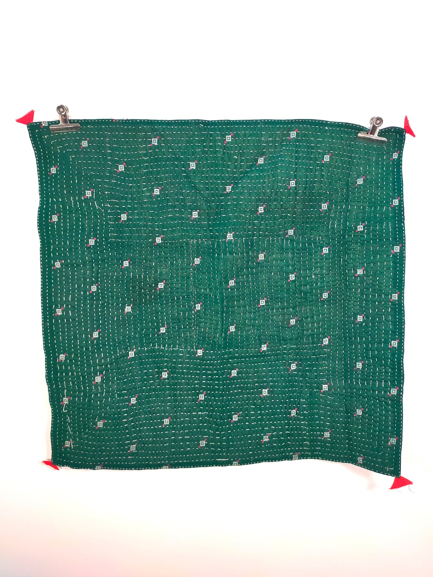 Siddi Kawandi - Quilted Patchwork Baby Blanket Or Textile Art, Made With Recycled Cotton - Hand-Stitched By African Indian Women In India