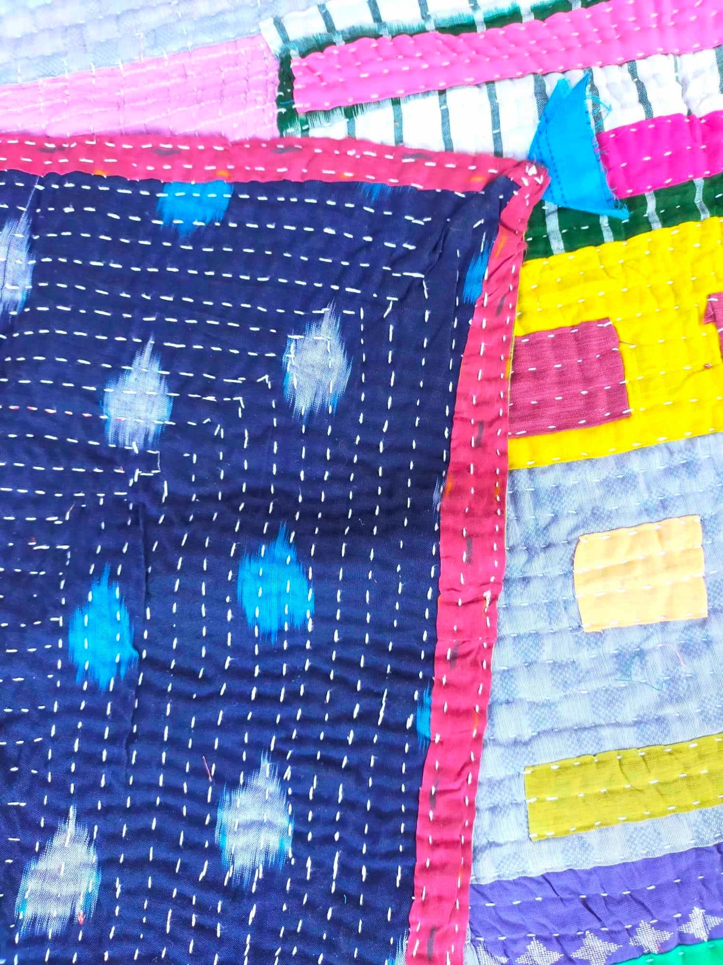 Siddi Kavand - Tribal Patchwork Kawandi Quilt, Quilted India In India By Tribal Women