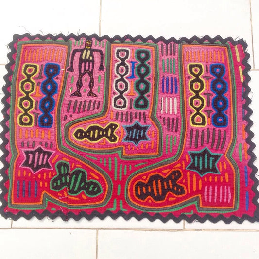 Rare Kuna Mola Reverse Appliqué From Panama