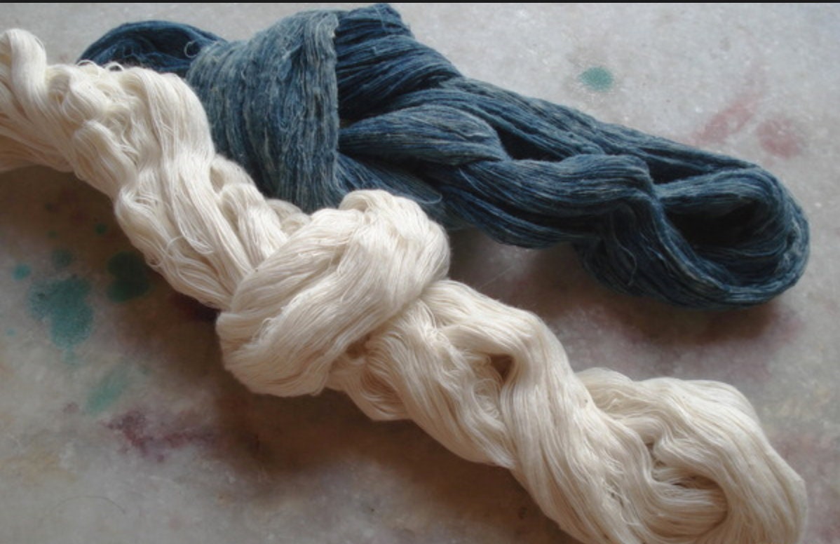 Natural Organic Kala Cotton Hand Woven Scarf From Kutch