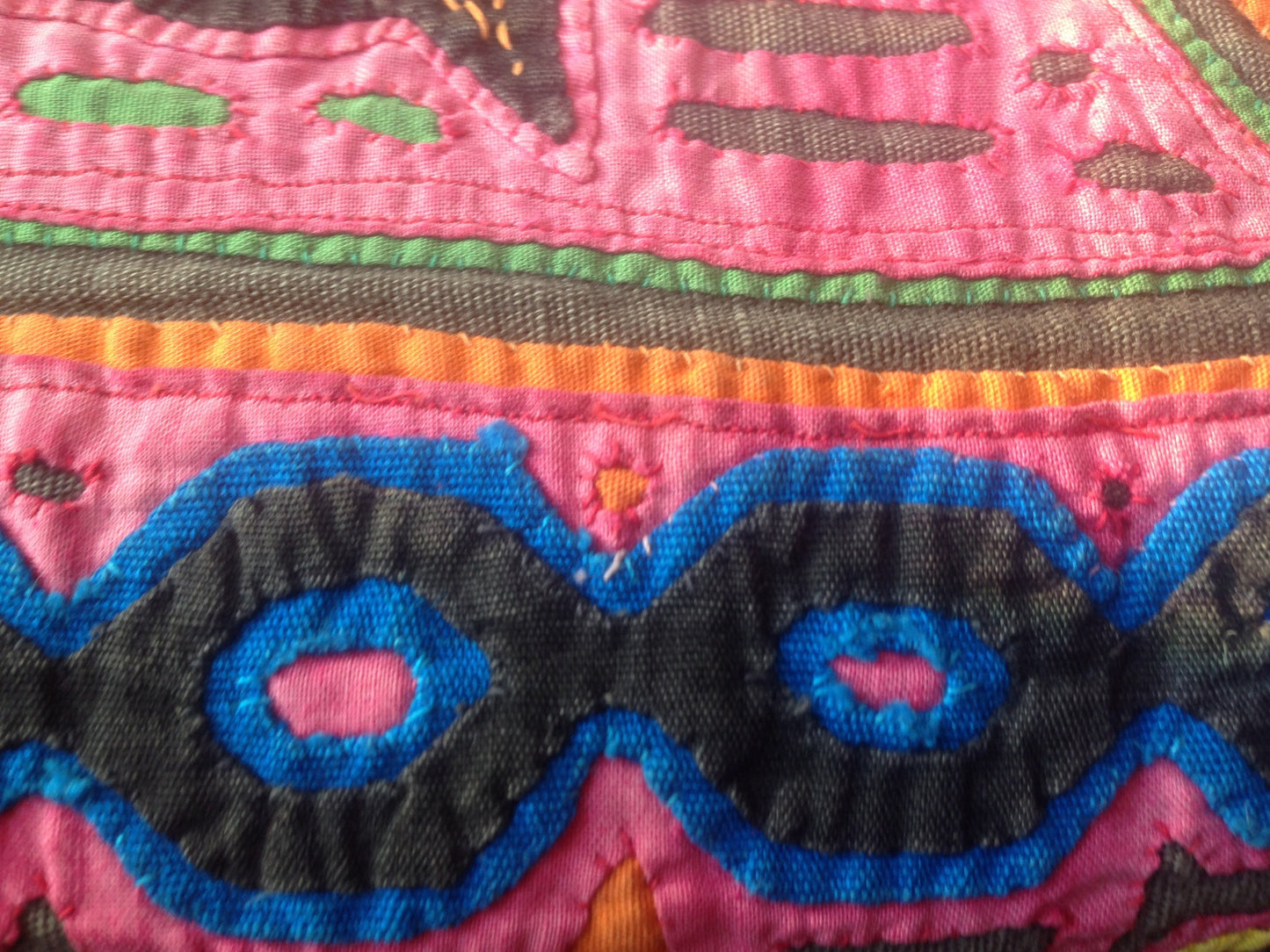 Rare Kuna Mola Reverse Appliqué From Panama