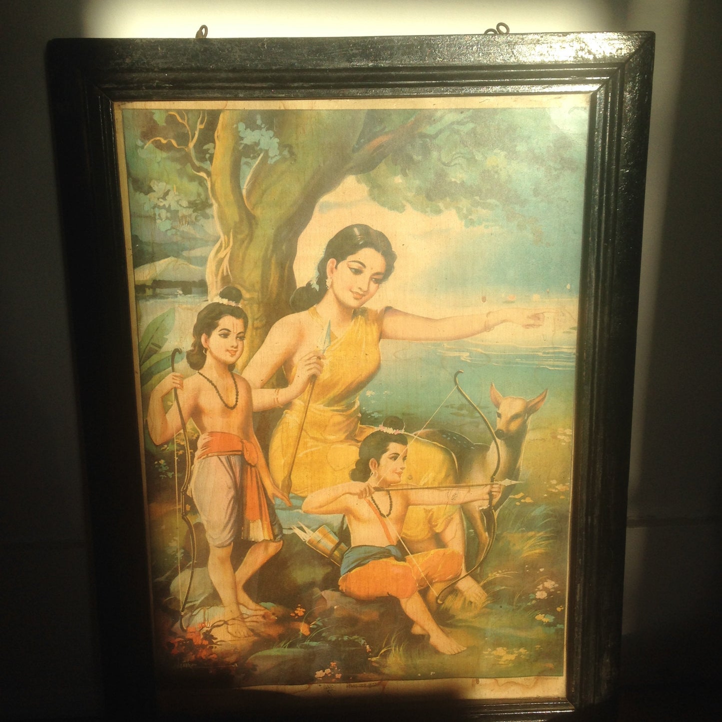 Rama Hindu God Lithograph Print