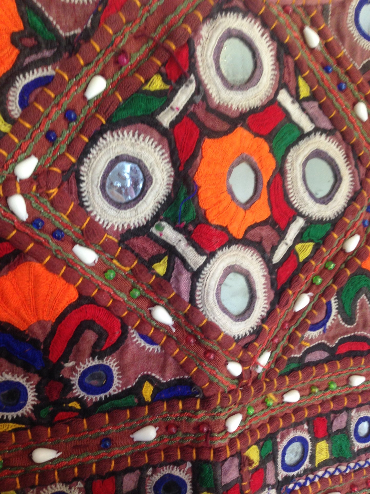 Kutchi Banjara Beaded Yoke Wall Hanging