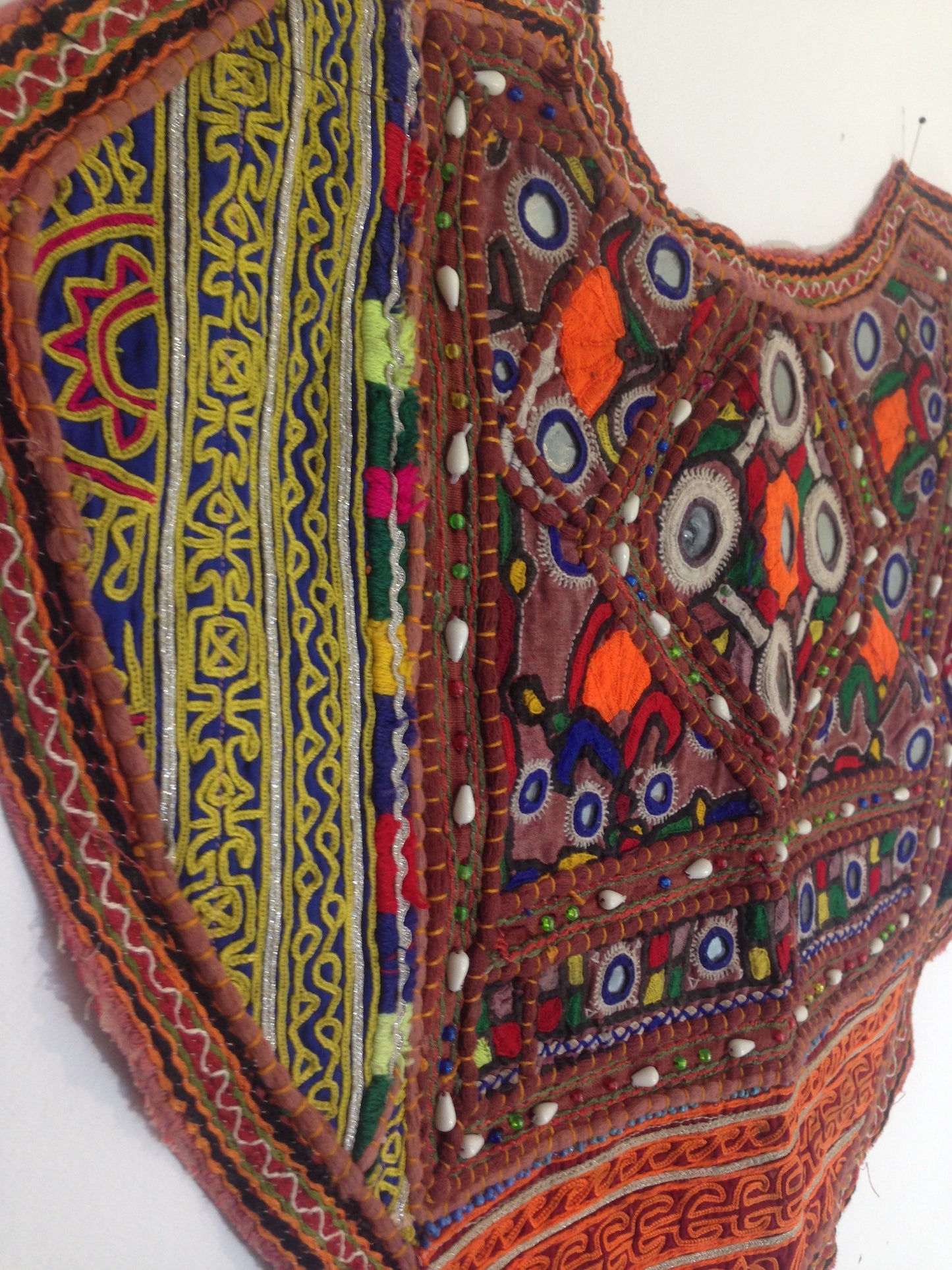 Kutchi Banjara Beaded Yoke Wall Hanging