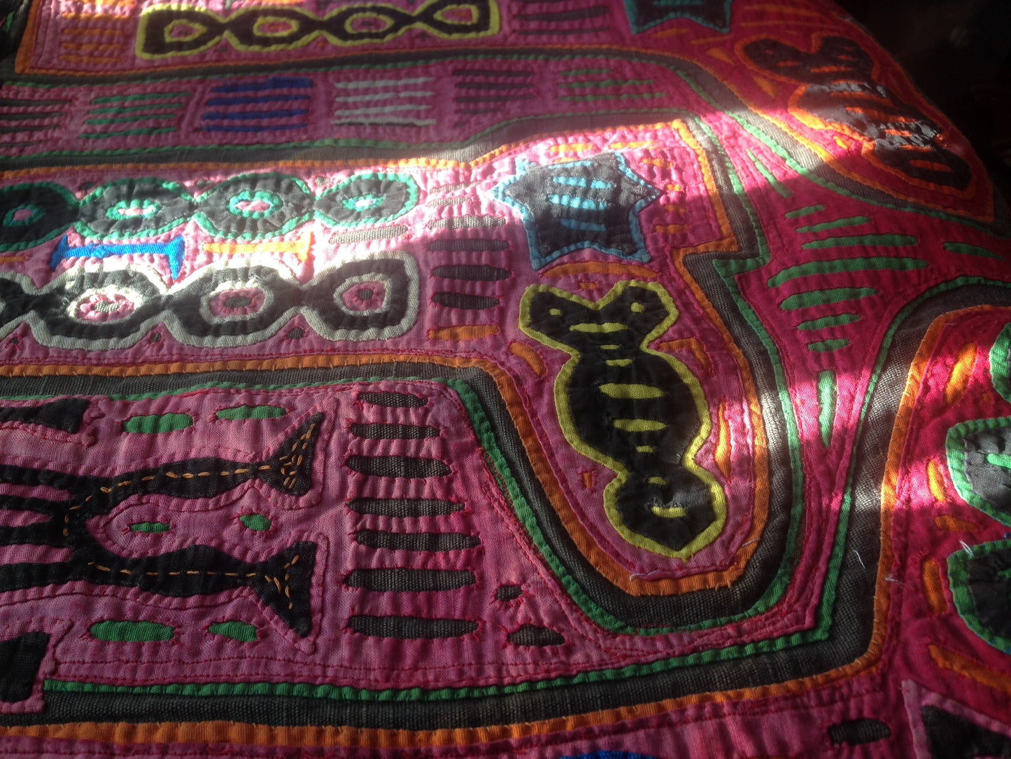 Rare Kuna Mola Reverse Appliqué From Panama