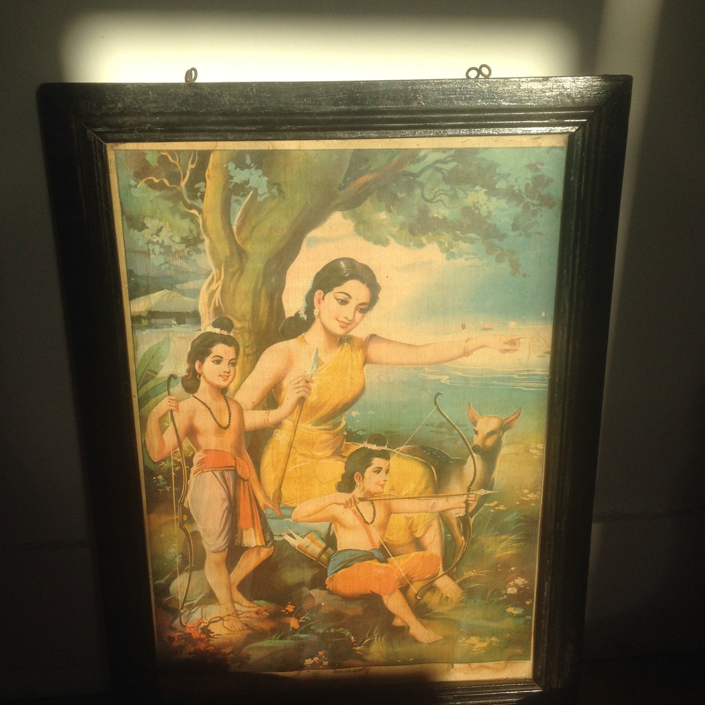Rama Hindu God Lithograph Print