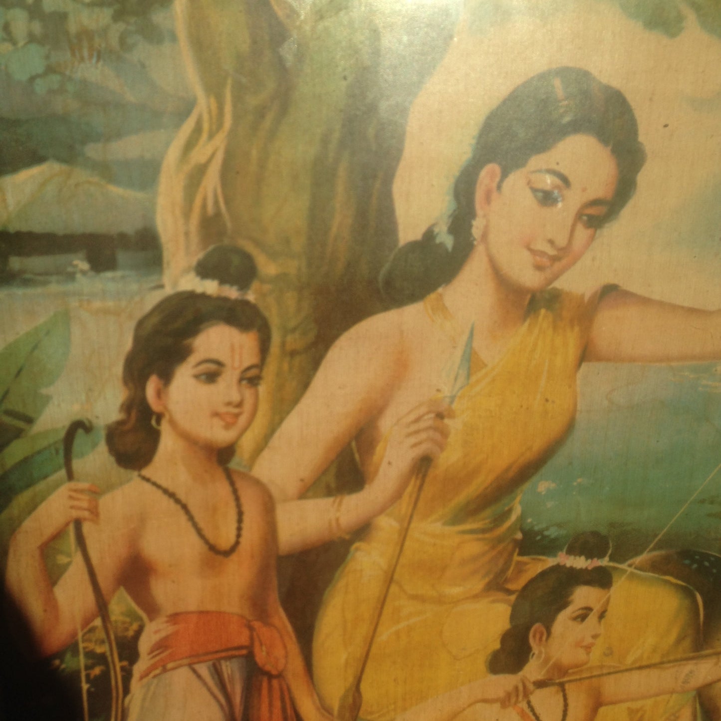 Rama Hindu God Lithograph Print