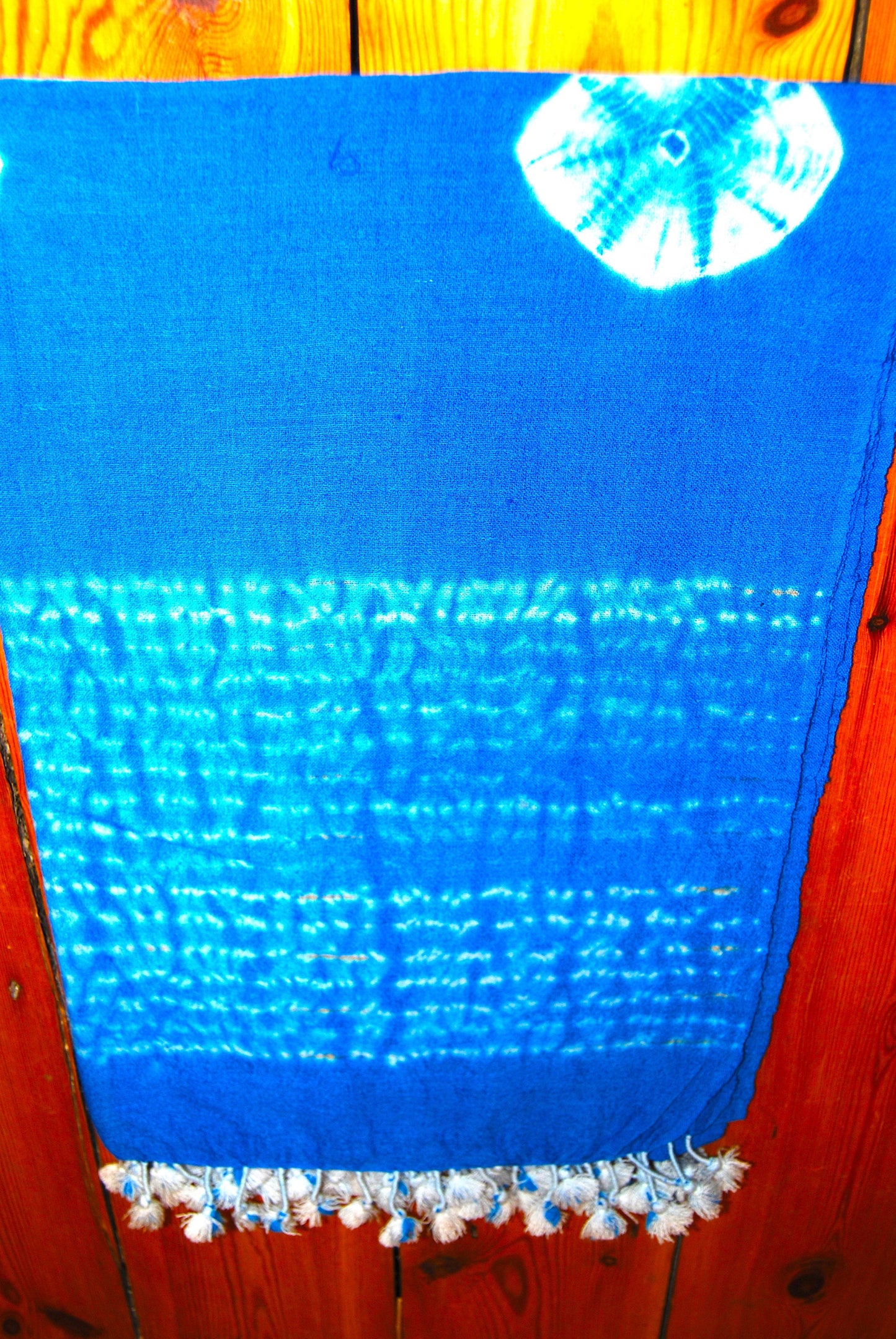 Handloom Shibori Merino Wool Scarves