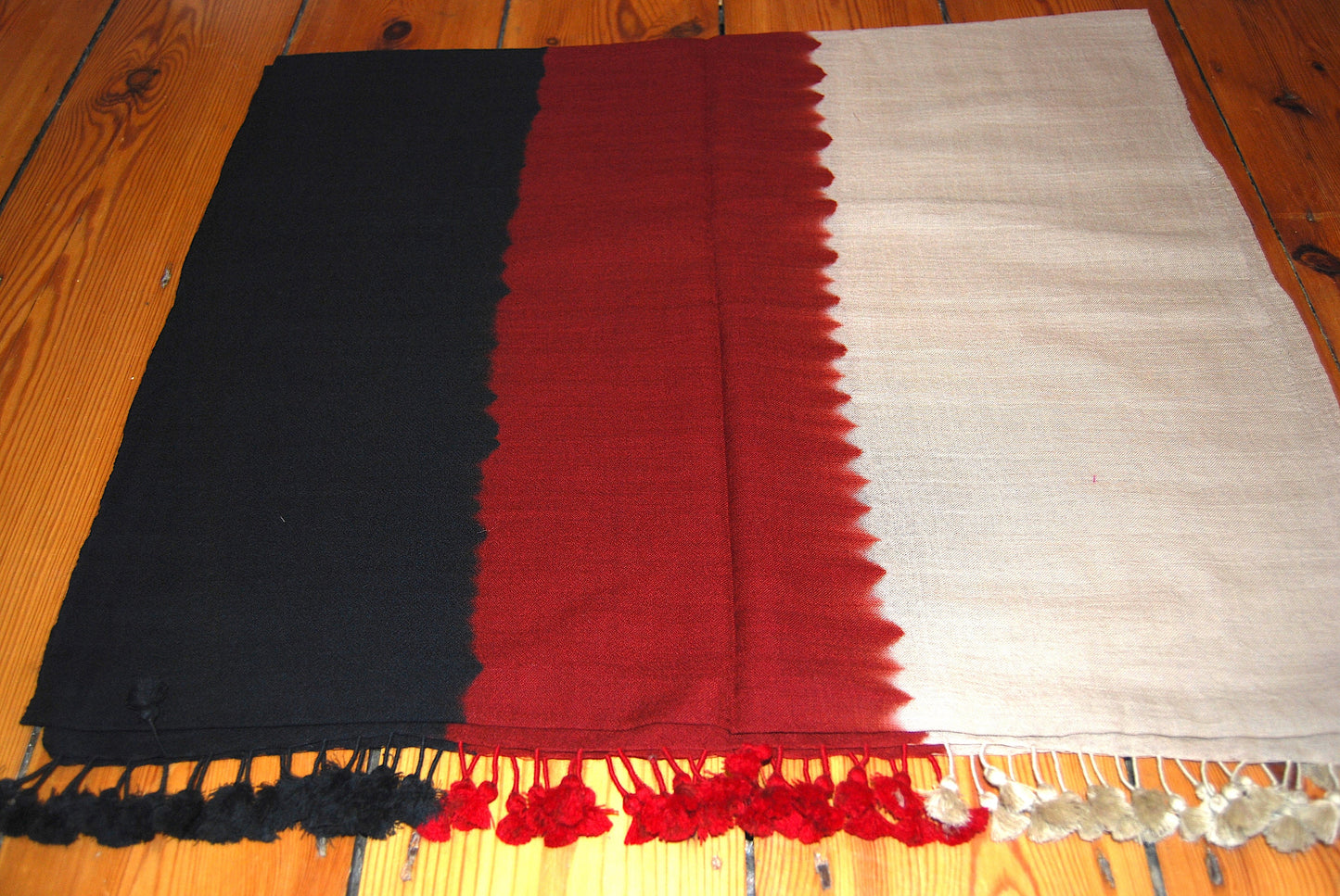 Handloom Merino Wool Dip Dyed Scarves