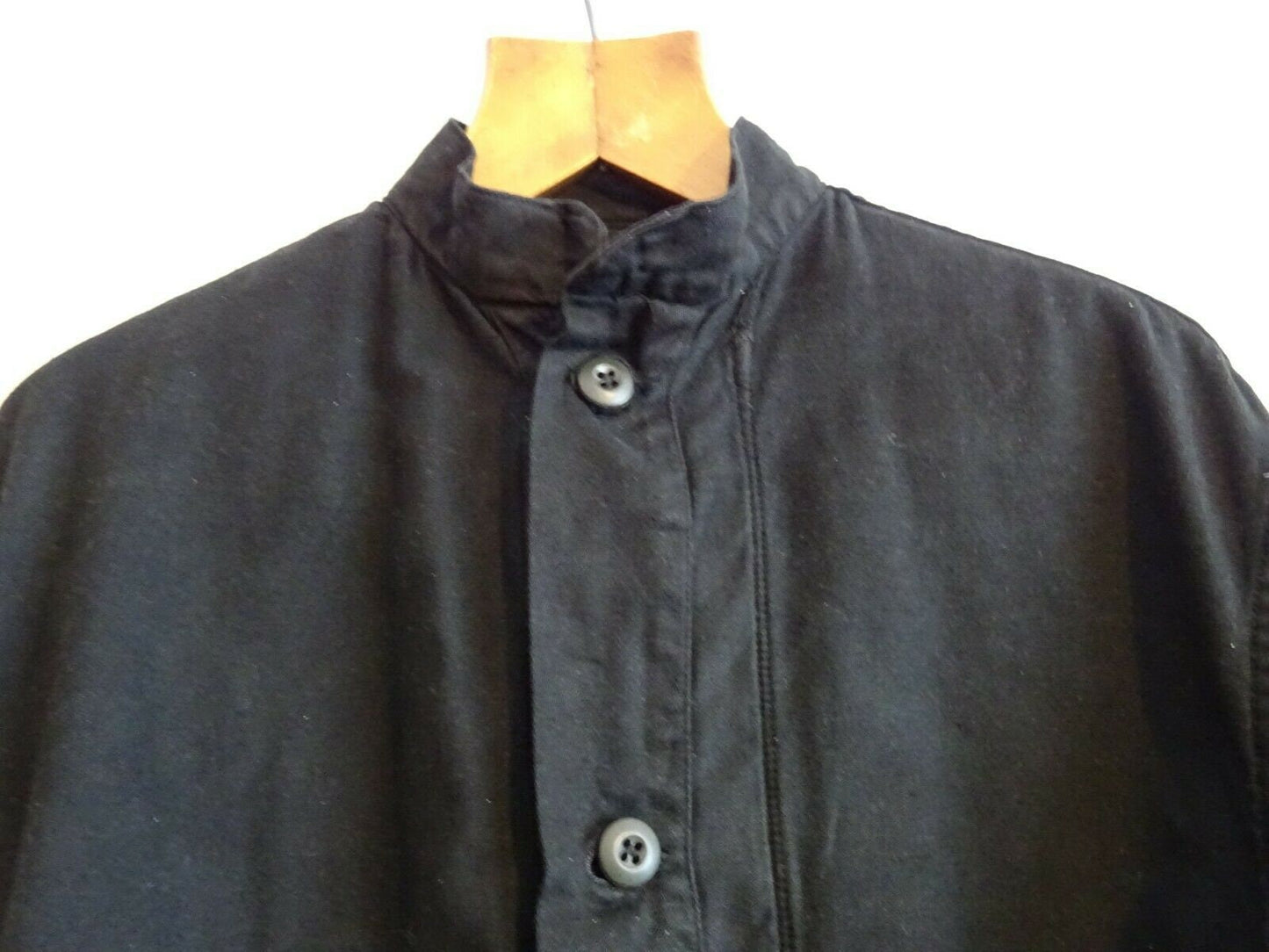 Vintage Vietnam Era US Army Waxed Cotton Gas Shirt Jacket