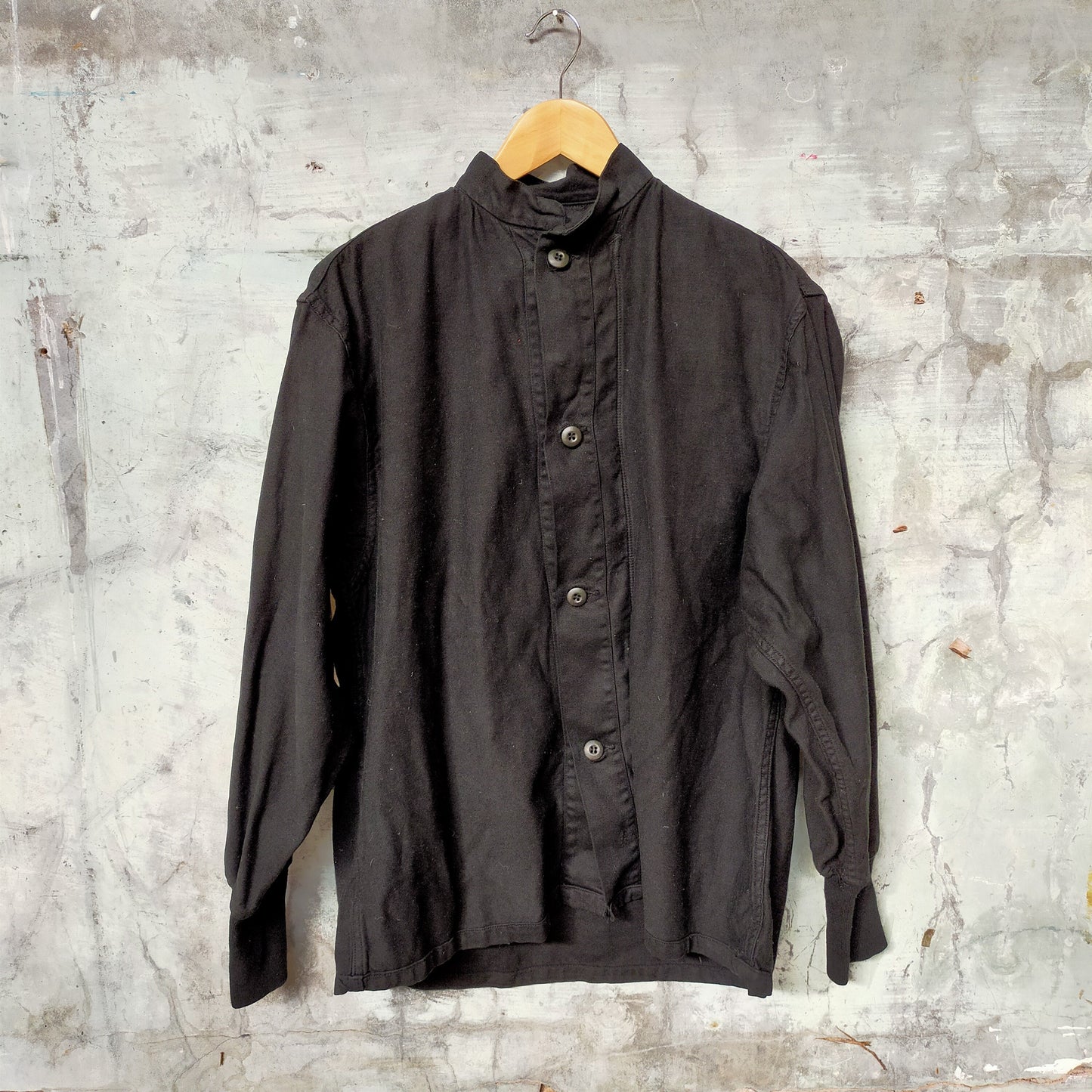 Vintage Vietnam Era US Army Waxed Cotton Gas Shirt Jacket