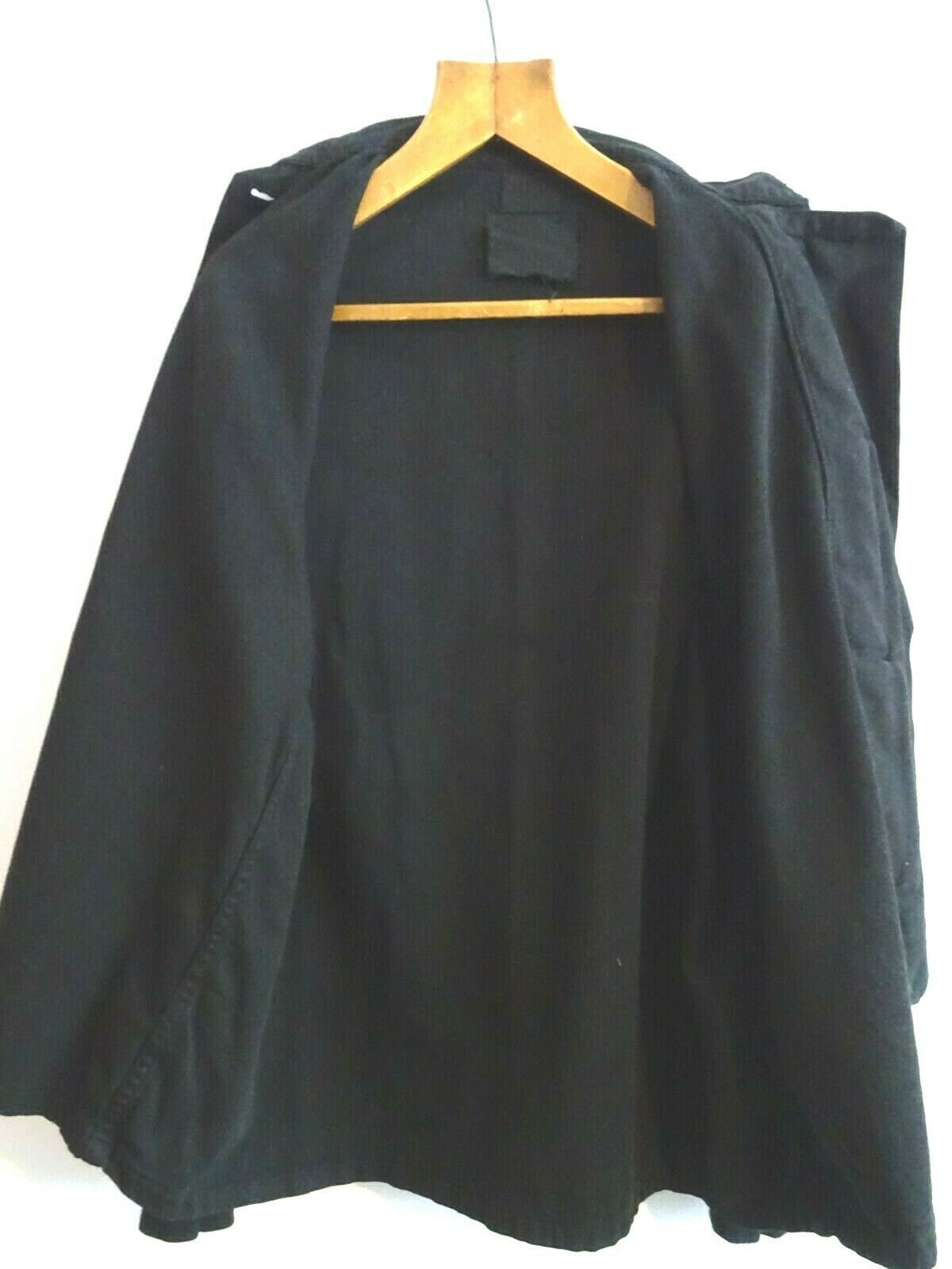 Vintage Vietnam Era US Army Waxed Cotton Gas Shirt Jacket
