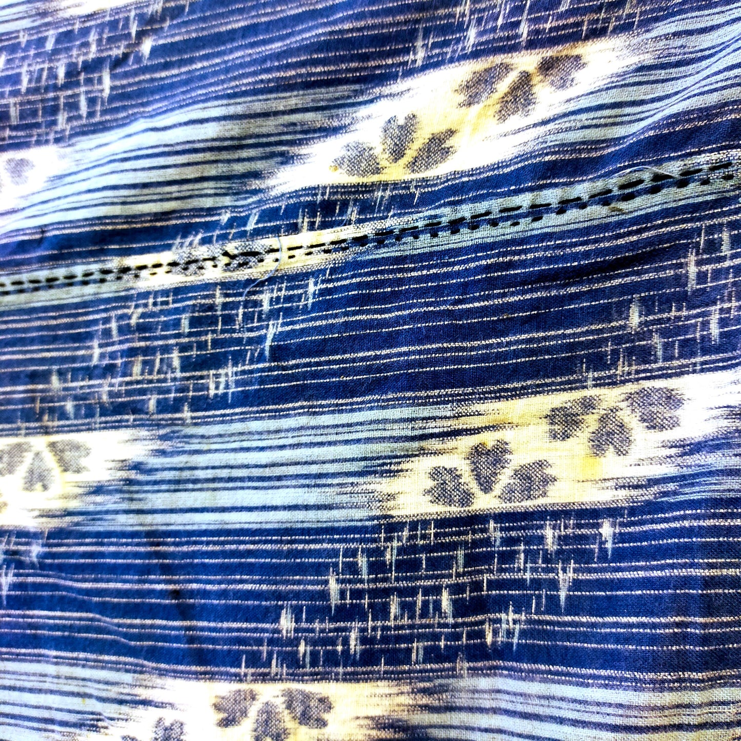 Japanese Boro, Vintage Natural Indigo Handloom Denim