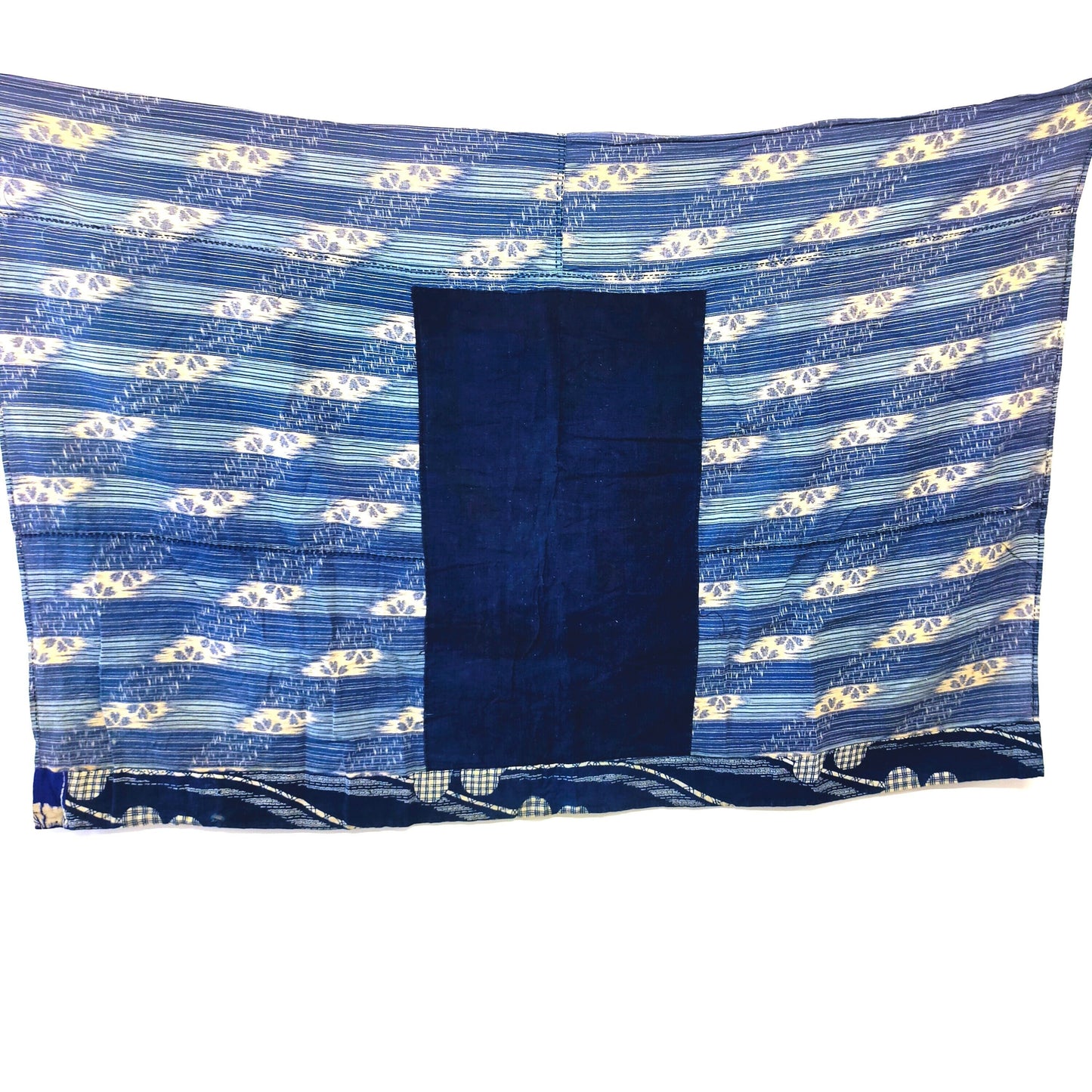 Japanese Boro, Vintage Natural Indigo Handloom Denim