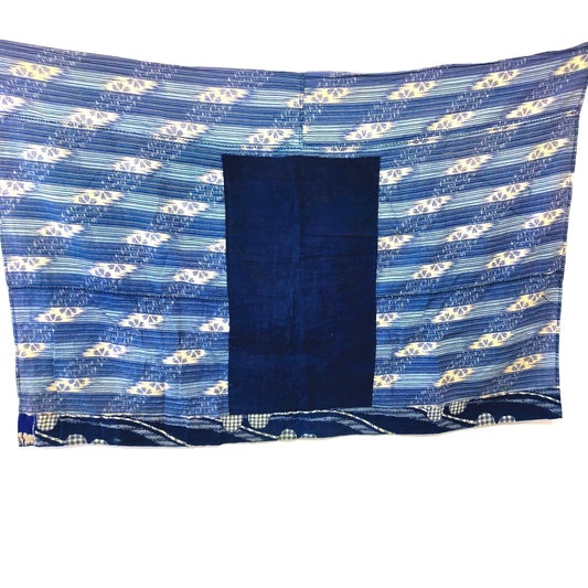 Japanese Boro, Vintage Natural Indigo Handloom Denim