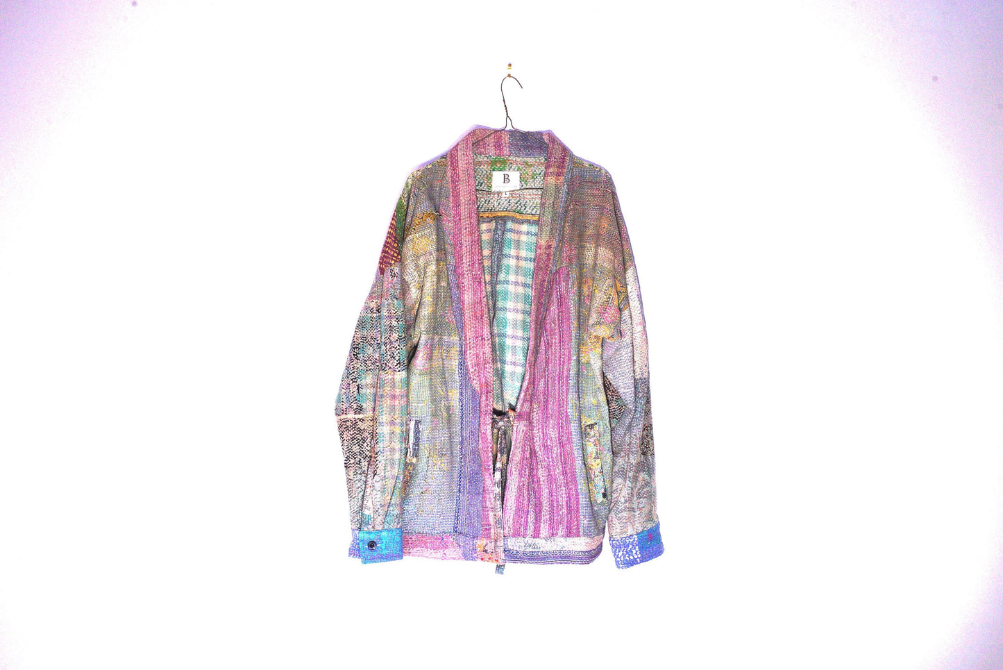 Fair Trade Kantha Kimono Jacket -Unisex