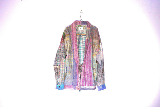 Fair Trade Kantha Kimono Jacket -Unisex