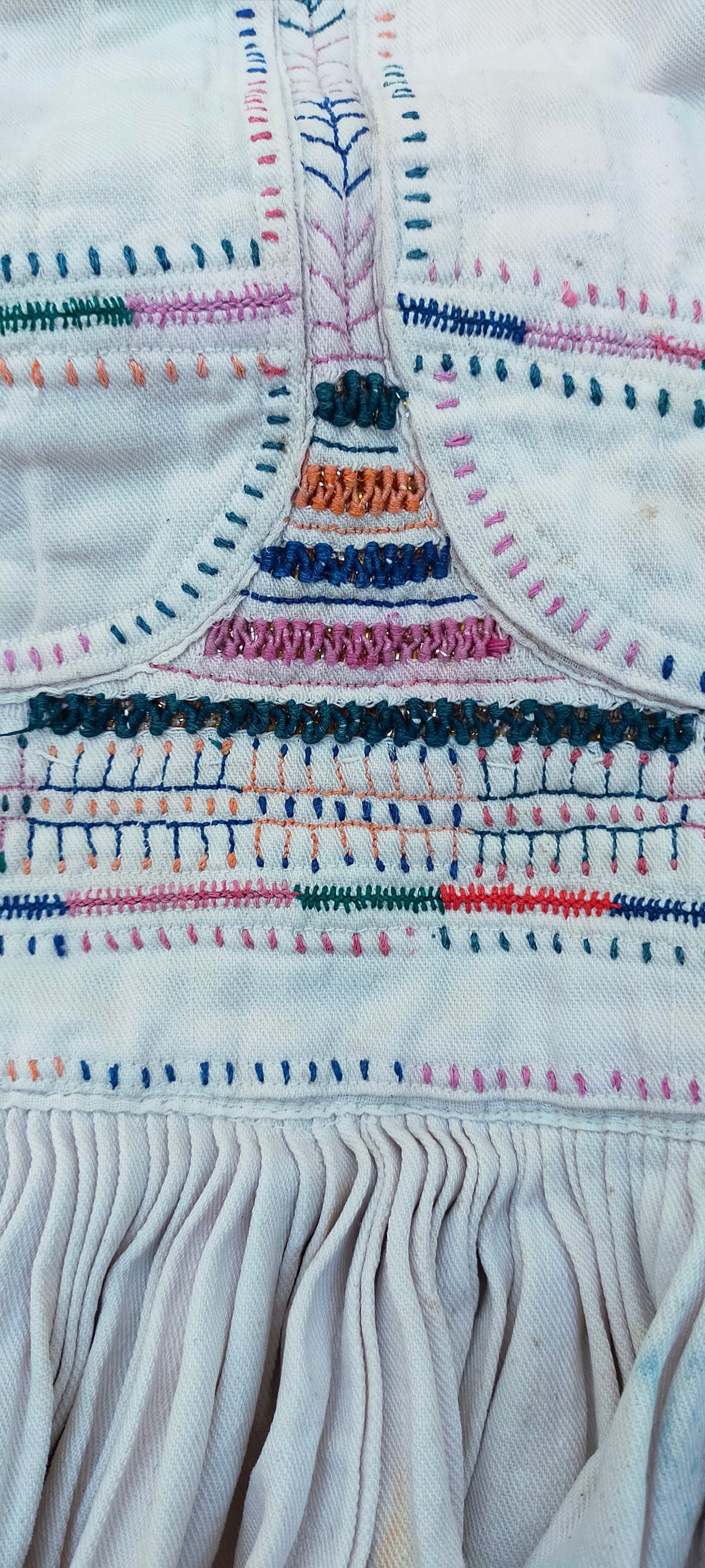 Vintage Hand Embroidered Mens Rabari Shirt (kedia)