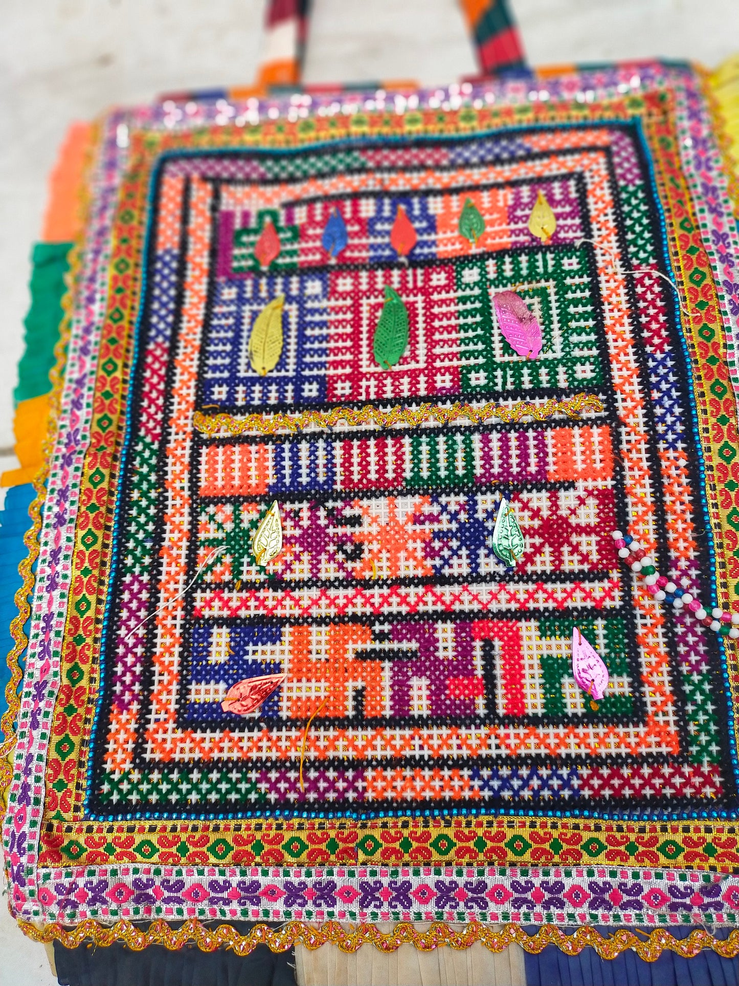 Hand-Stitched Banjara Bag From The Rabari Tribe of Kutch, India