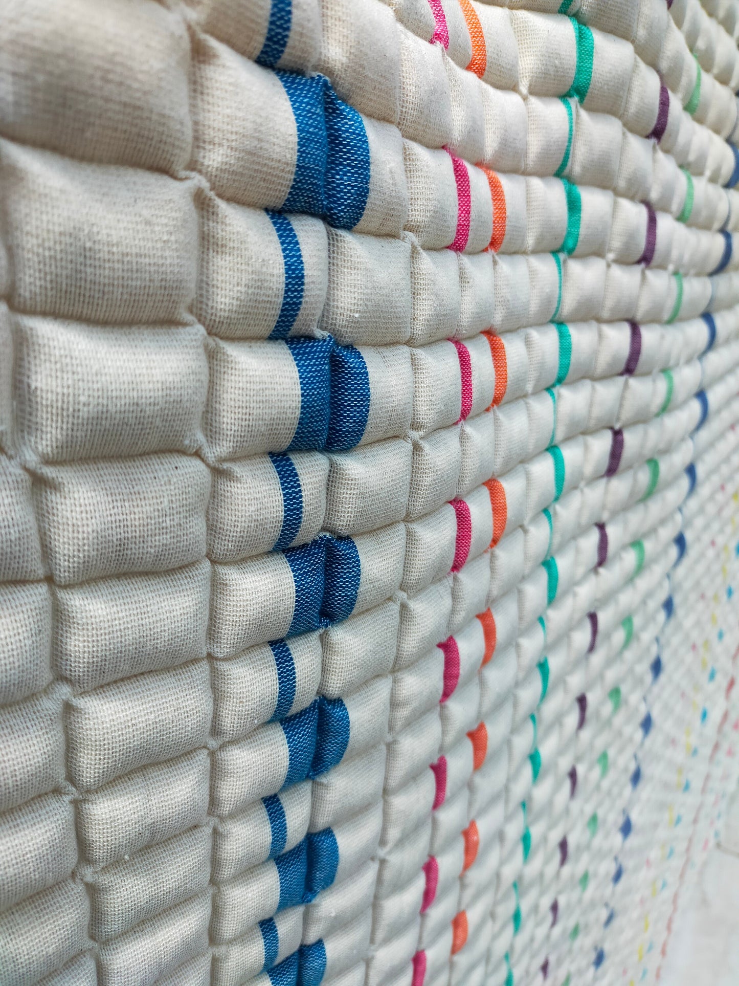 Rare Hand Woven Sujani Quilt From Gujarat, India