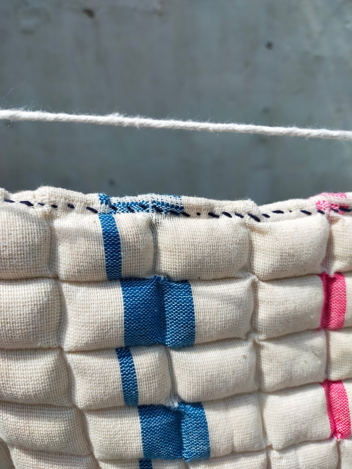 Rare Hand Woven Sujani Quilt From Gujarat, India