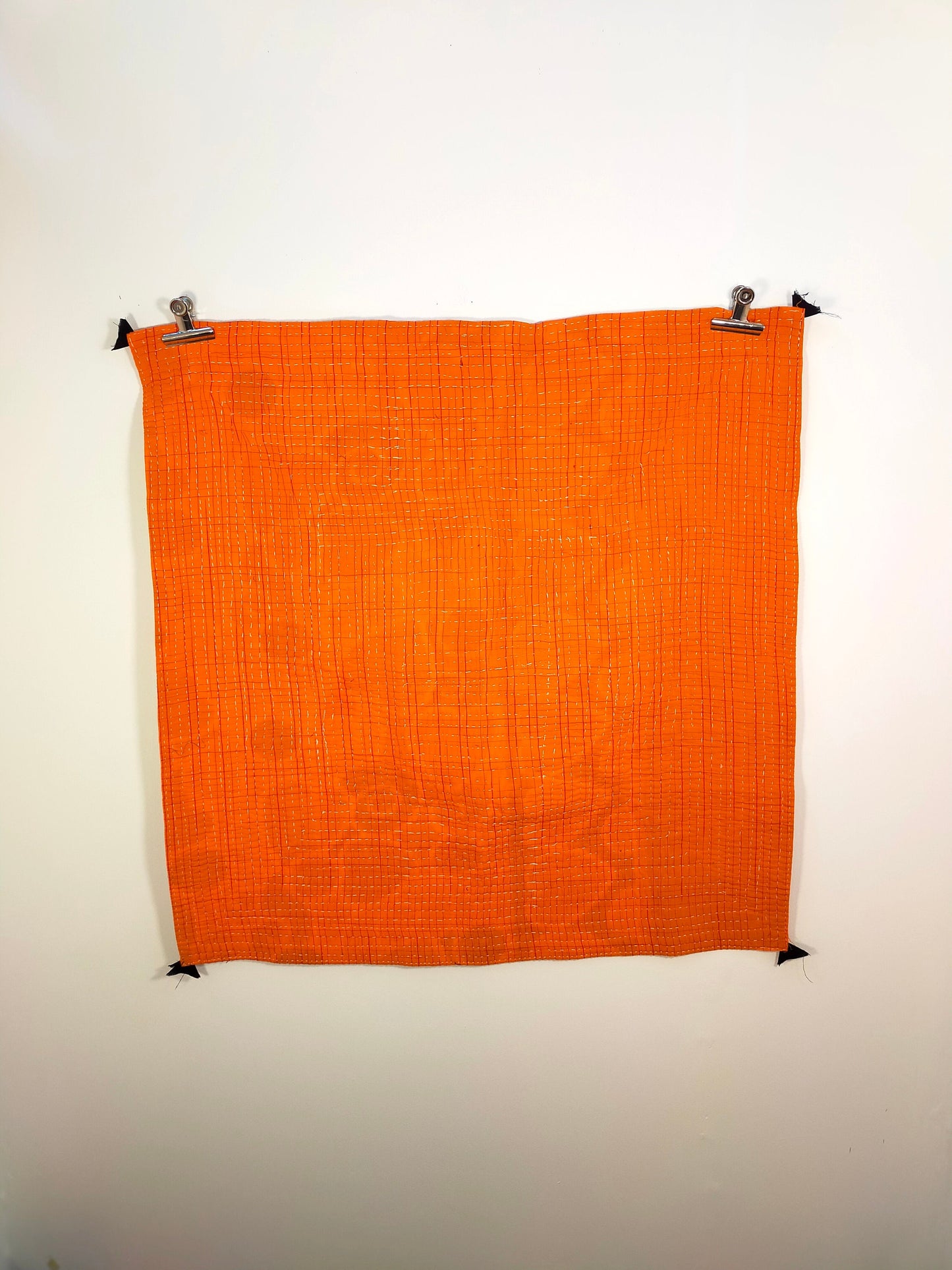 Siddi Kawandi - Patchwork Kantha Baby Quilt Or Textile Art Made With Recycled Cotton - Hand-Stitched By African Indian Women In Karnataka
